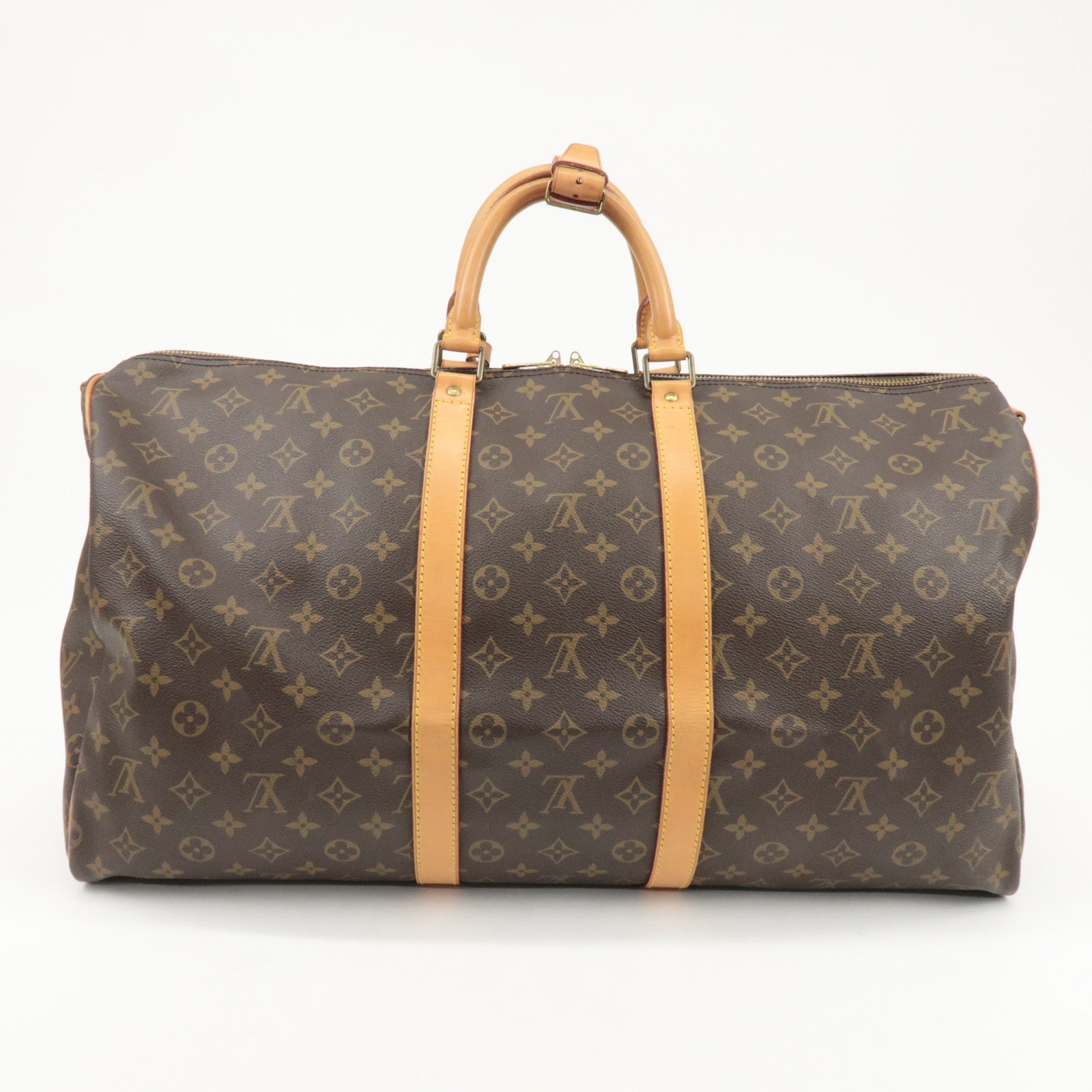 Louis Vuitton Monogram Keep All Bandouliere 55 Boston Bag M41414 Used