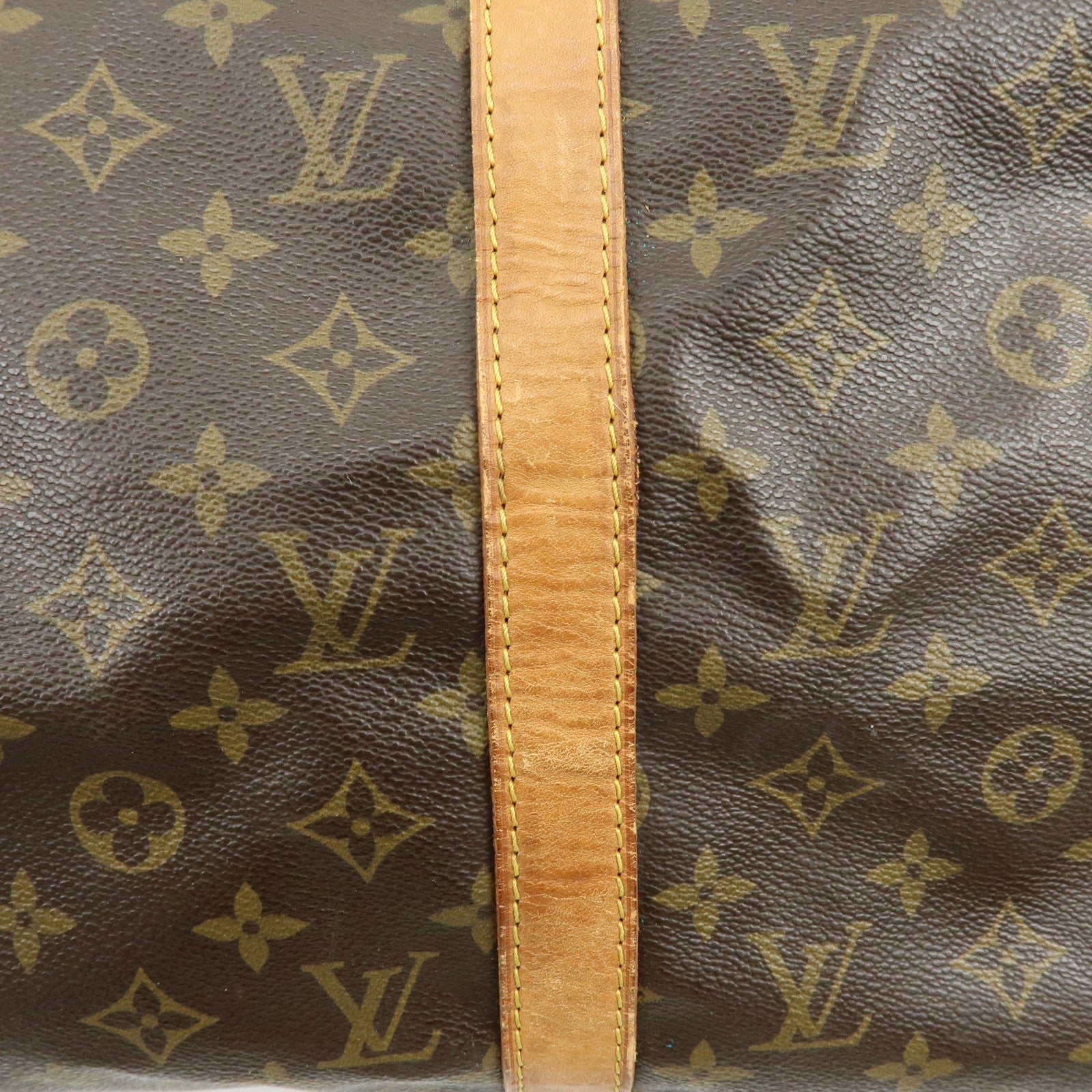 Louis Vuitton Monogram Sac Souple 45 Boston Bag Brown M41624