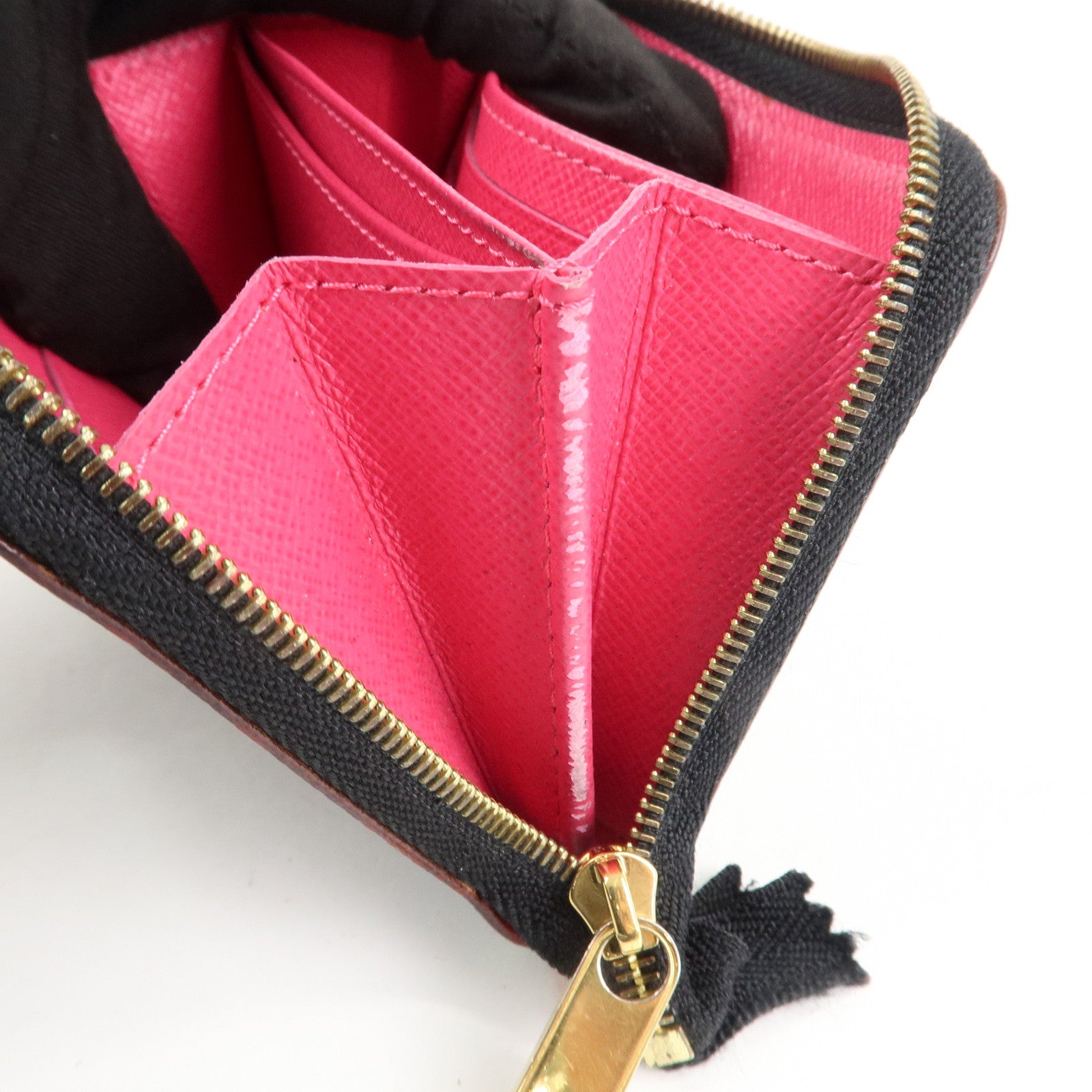 Louis Vuitton Monogram Multicolor Zippy Coin Wallet Noir M93740 Used