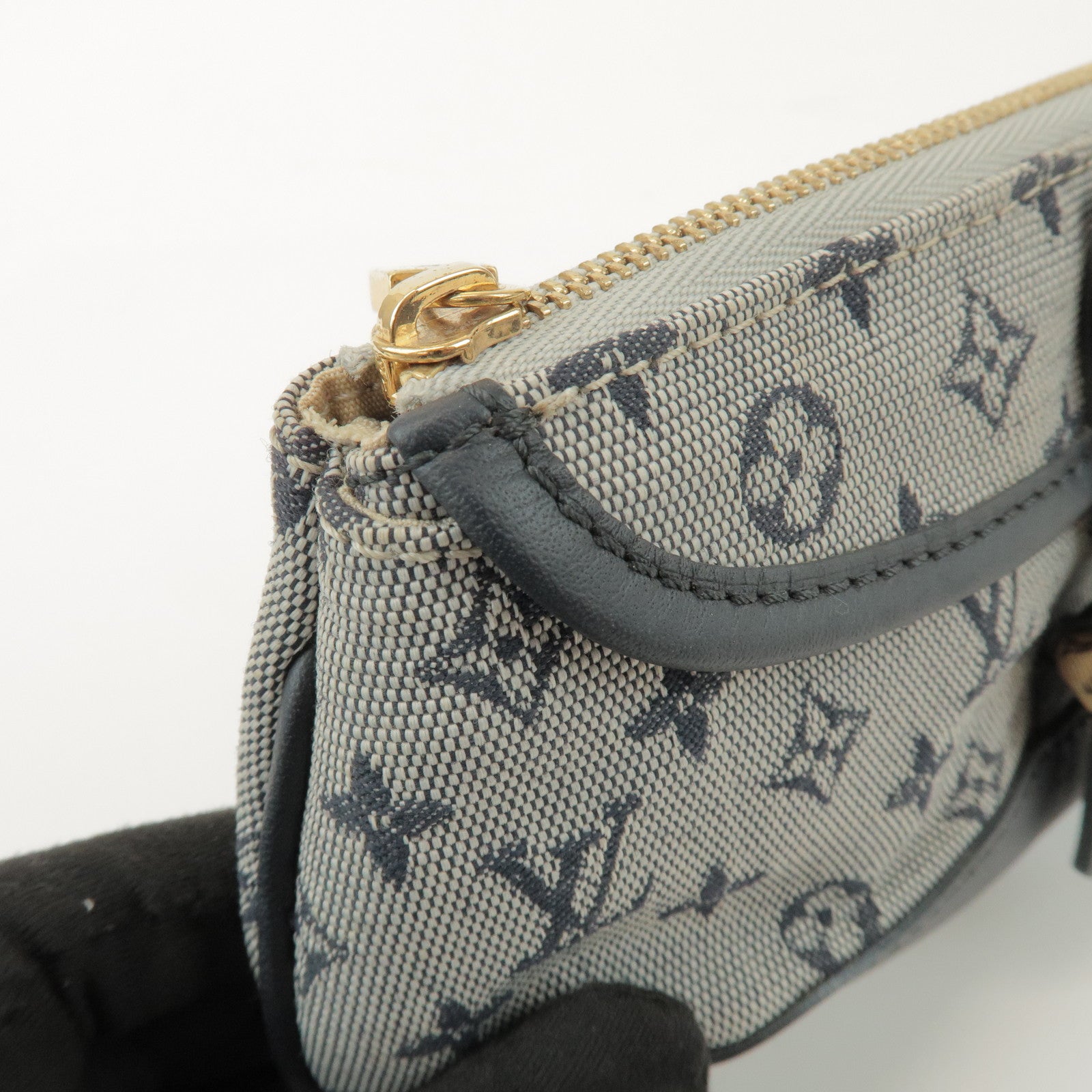 Louis Vuitton Monogram Mini Anne Sophi Cosmetic Pouch Blue M92695