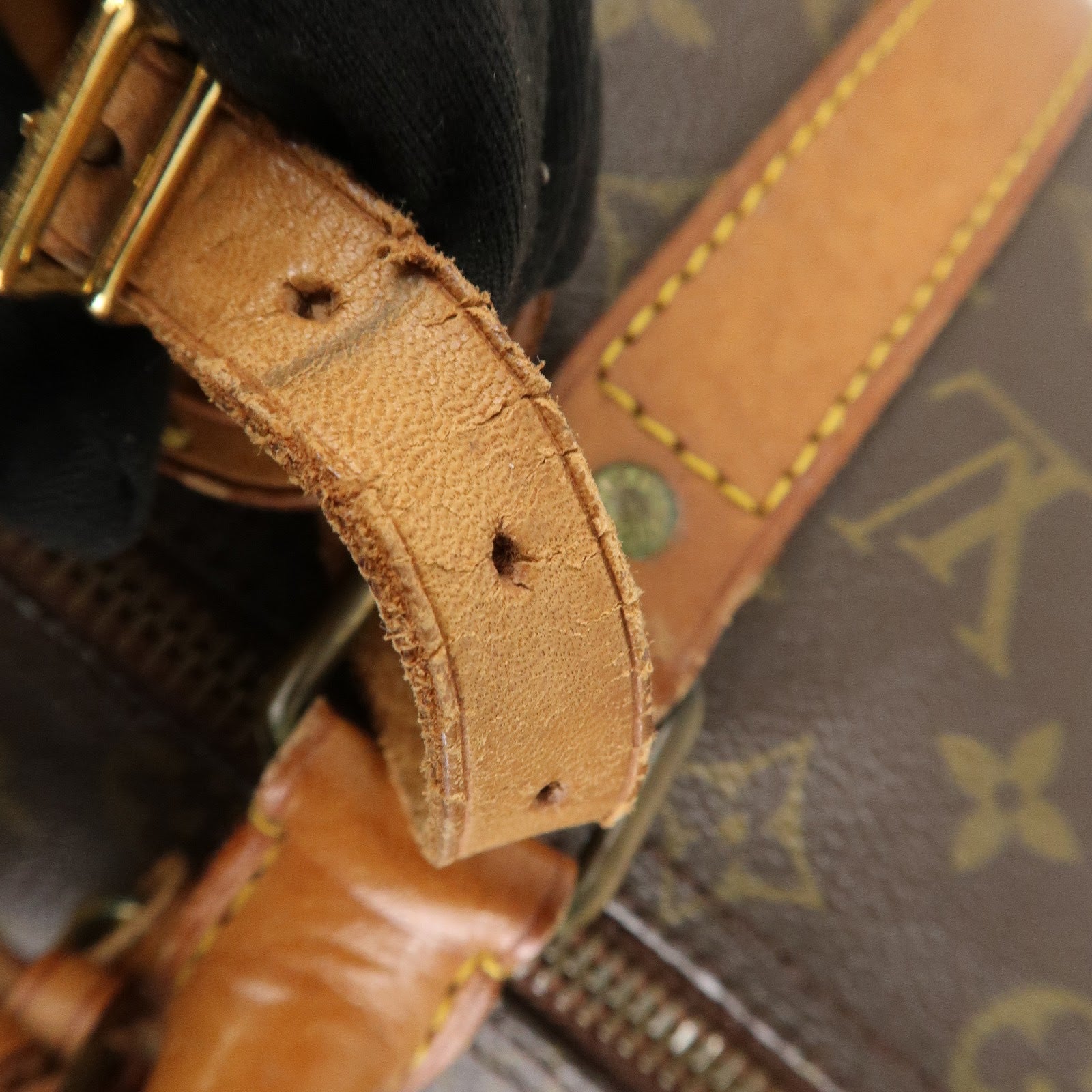 Louis Vuitton Monogram Keep All 50 Bag Boston Bag Brown M41426 Used