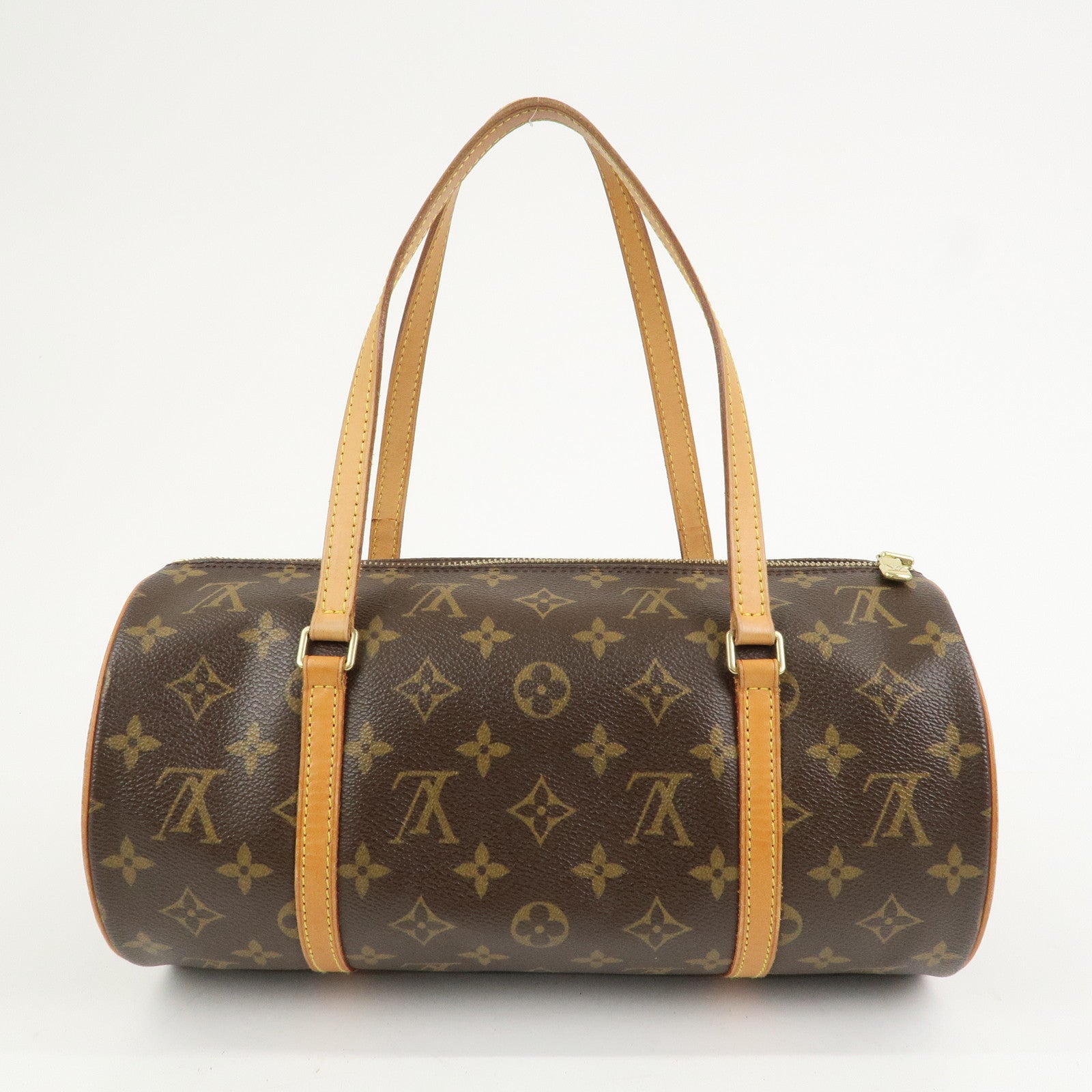 Louis Vuitton Monogram Papillon 30 Hand Bag New Style Brown M51385