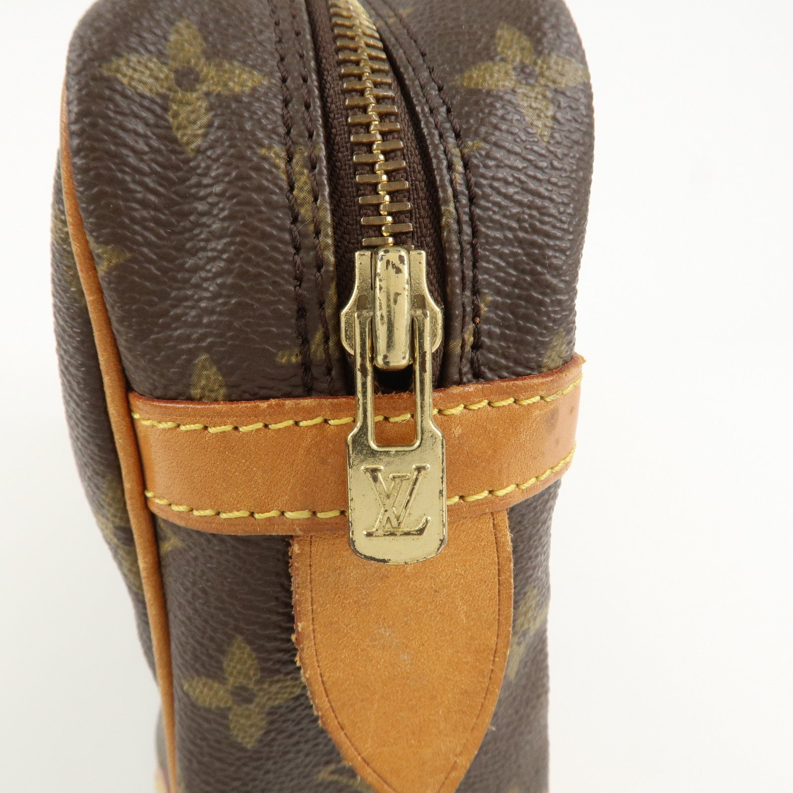 Louis Vuitton Monogram Compiegne 28 Pouch Clutch Bag Brown M51845 Used