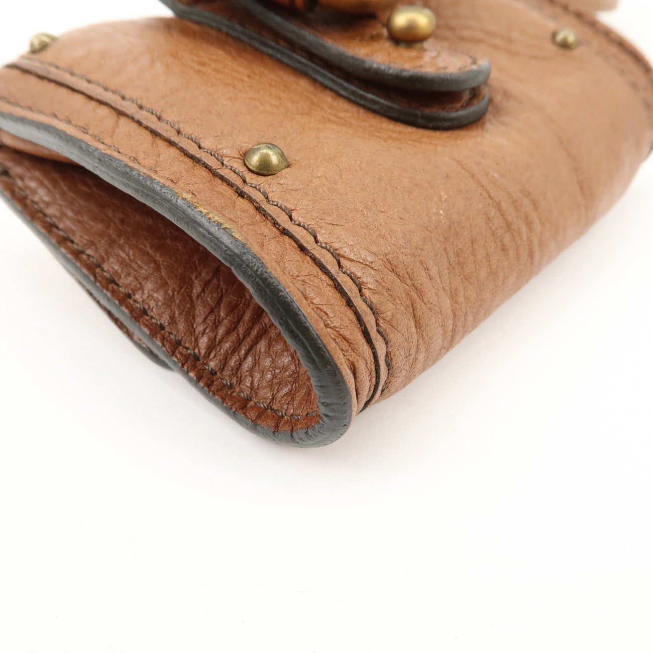 Chloe Paddington Belt Waist Bag Brown Gold