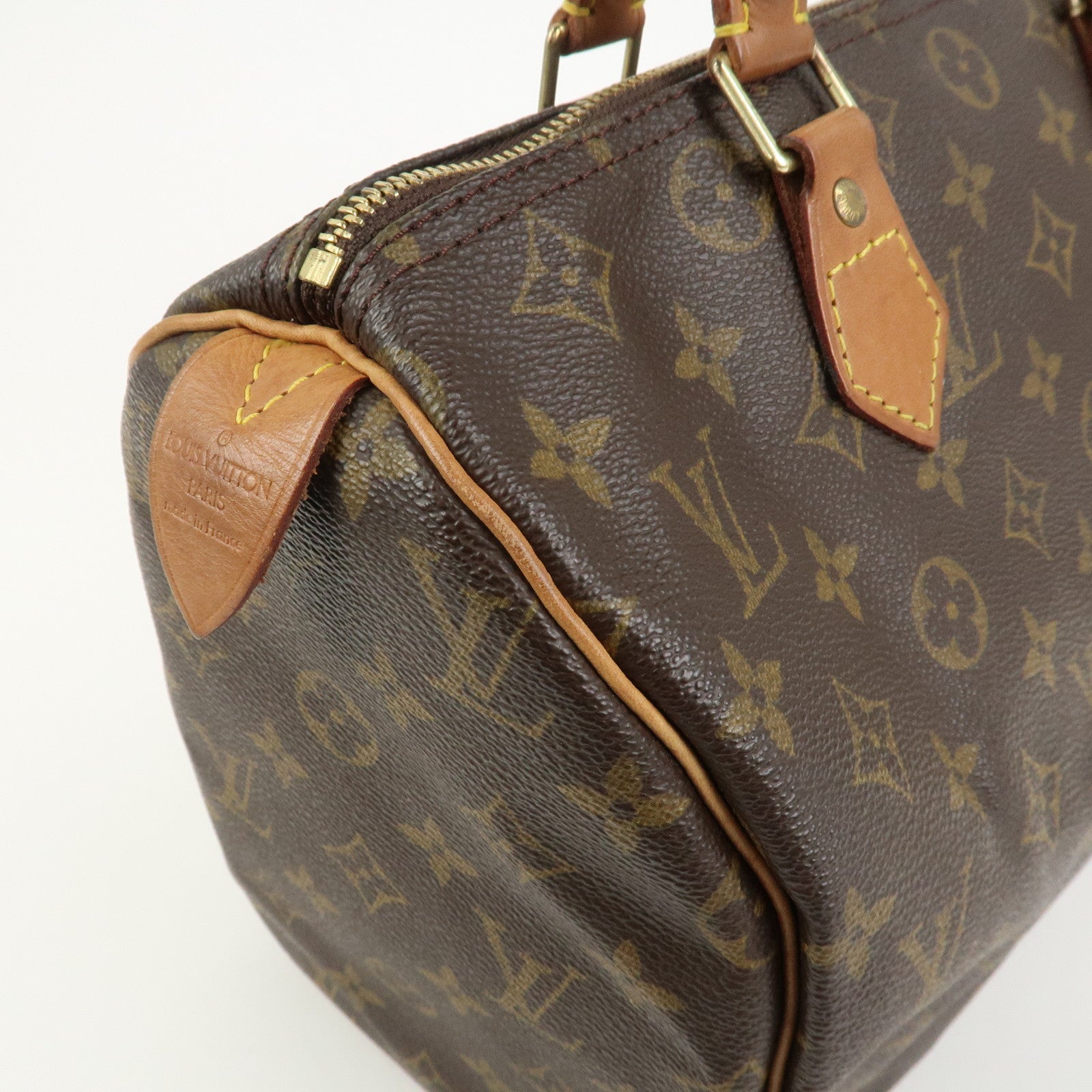 Louis Vuitton Monogram Speedy 30 Boston Bag Hand Bag Brown M41526