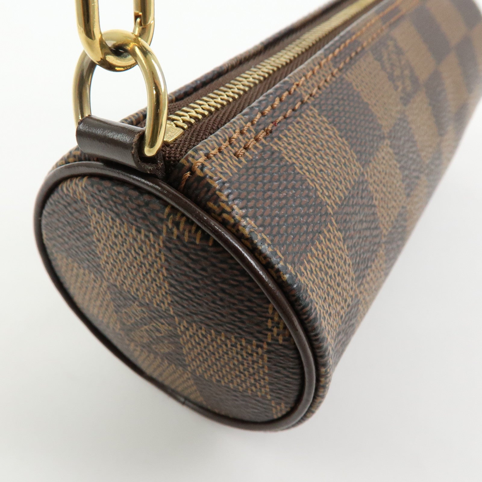 Louis Vuitton Damier Ebene Mini Pouch for Papillon Bag Brown