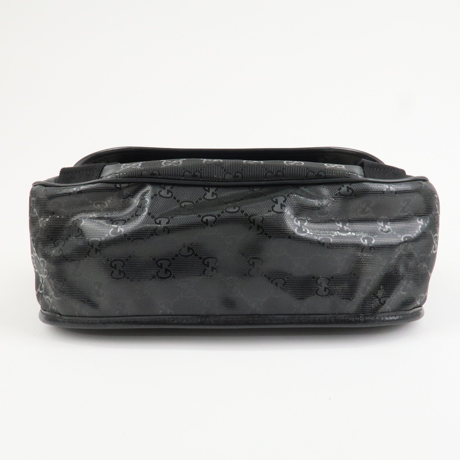 GUCCI GG Implement Canvas Shoulder Bag Crossbody Bag Black 201732