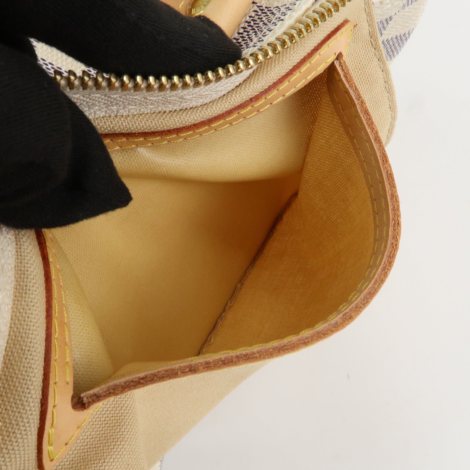 Louis Vuitton Damier Azur Speedy 25 Boston Bag Hand Bag N41534 Used