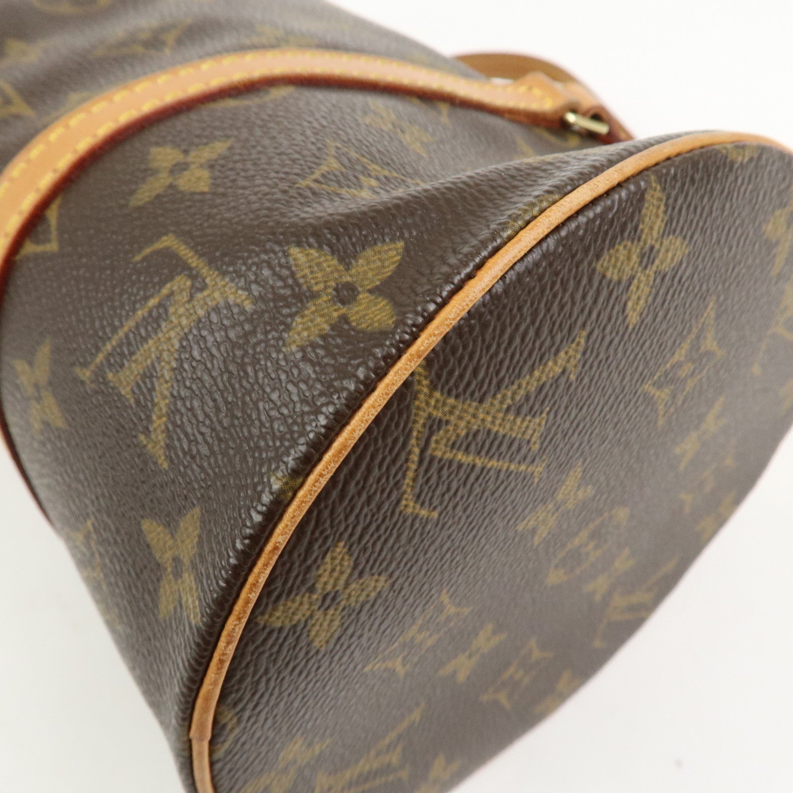 Louis Vuitton Monogram Papillon 30 Hand Bag New Style Brown M51385