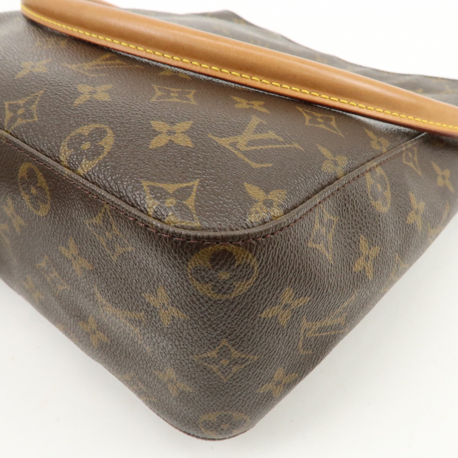 Louis Vuitton Monogram Looping GM Shoulder Bag Brown M51145