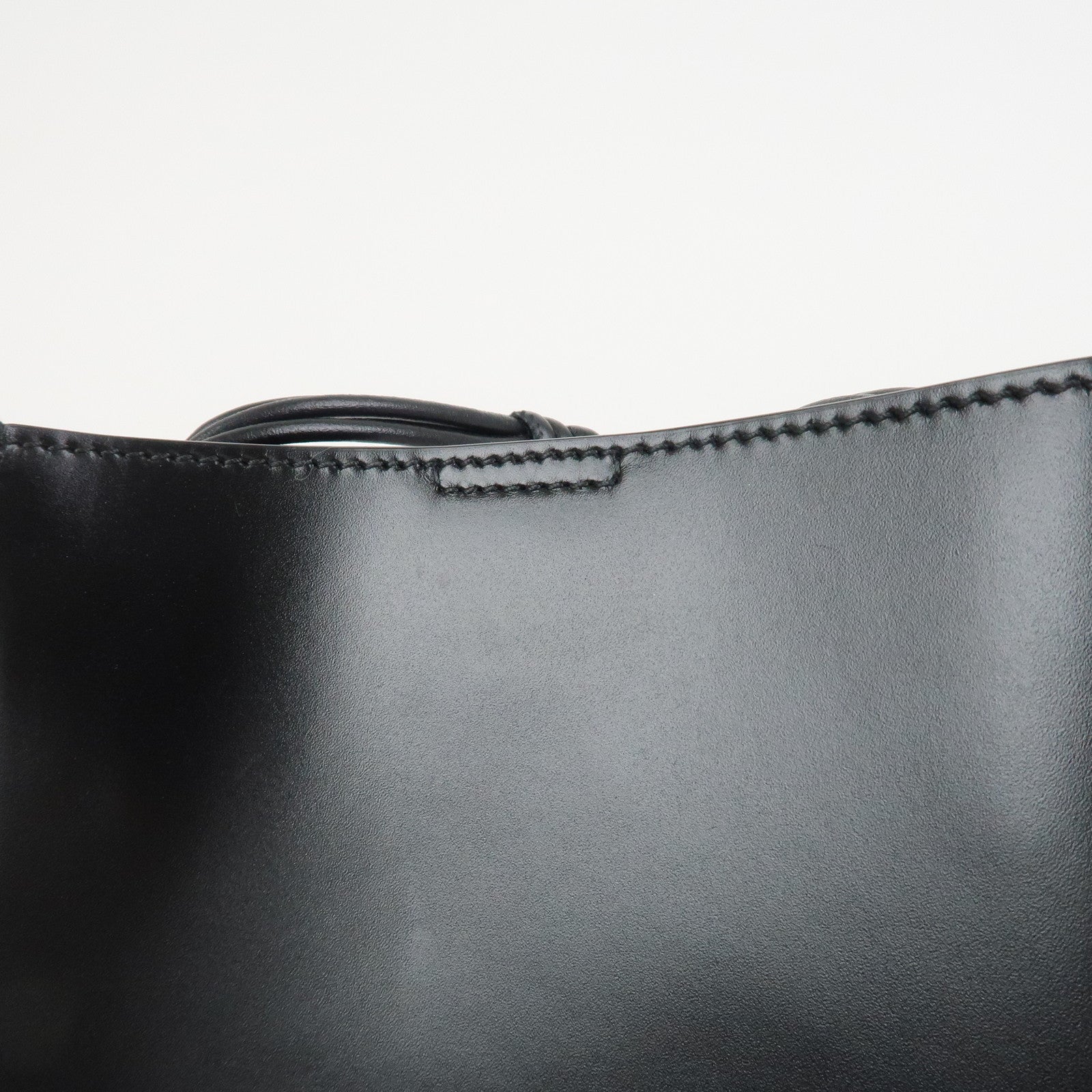 JIL SANDER Tangle Leather Small Shoulder Bag Crossbody Bag Black