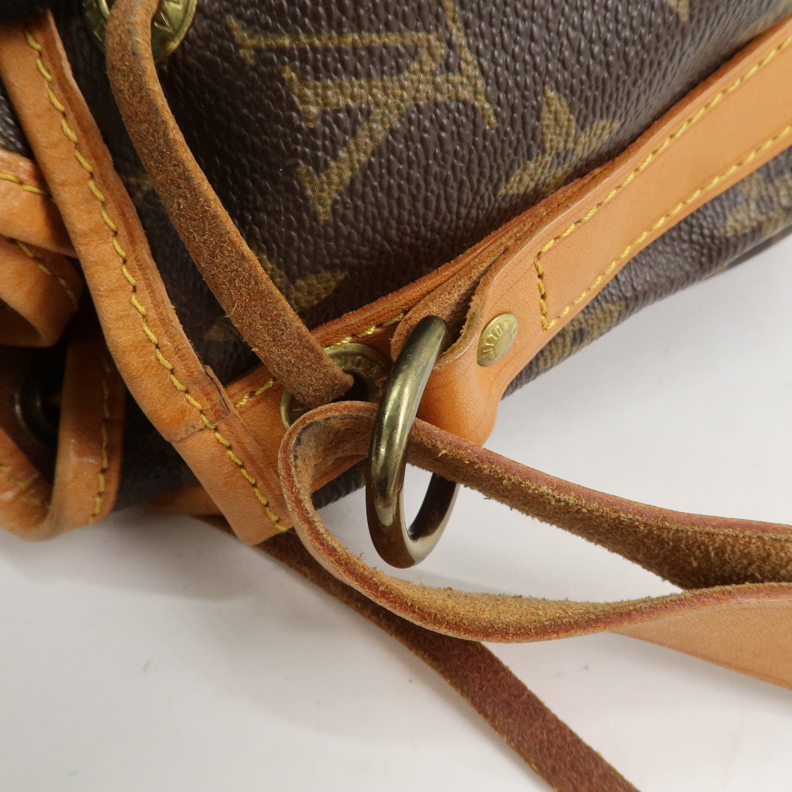 Louis Vuitton Monogram Canvas Petit Noe Shoulder Bag Brown M42226