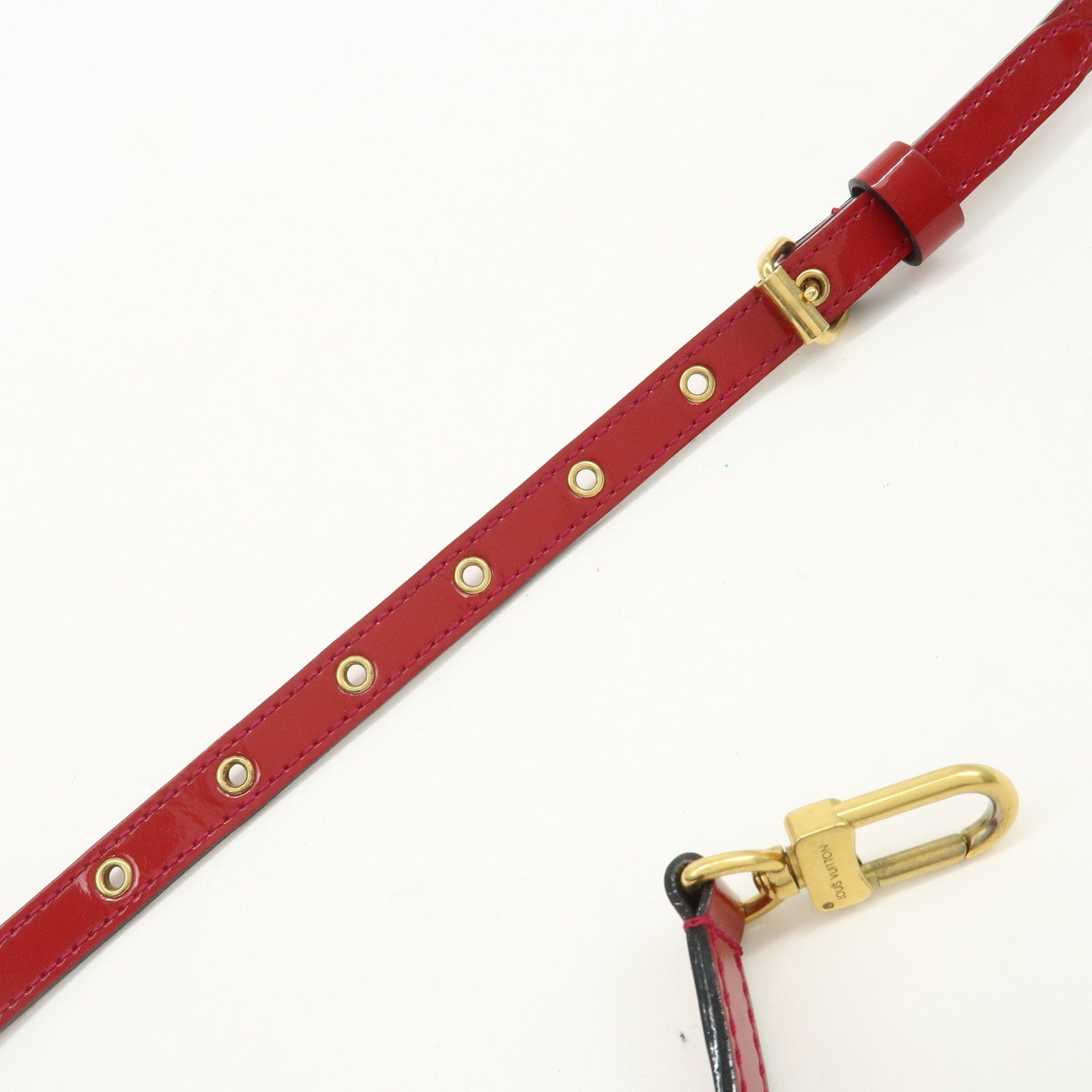 Louis Vuitton Vernis Adjustable Shoulder Strap 120cm 1.6cm Rouge