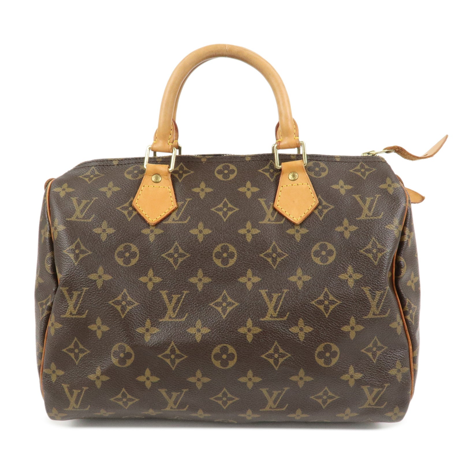Louis Vuitton Monogram Speedy 30 Boston Bag Hand Bag Brown M41526