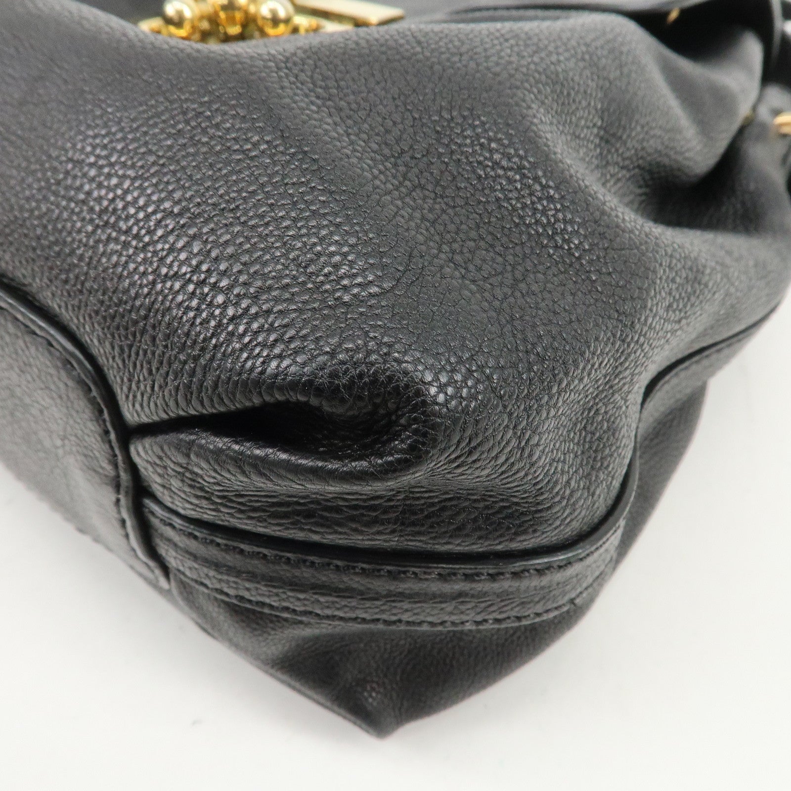 Chloe Elsie Leather 2Way Bag Shoulder Bag Hand Bag Black