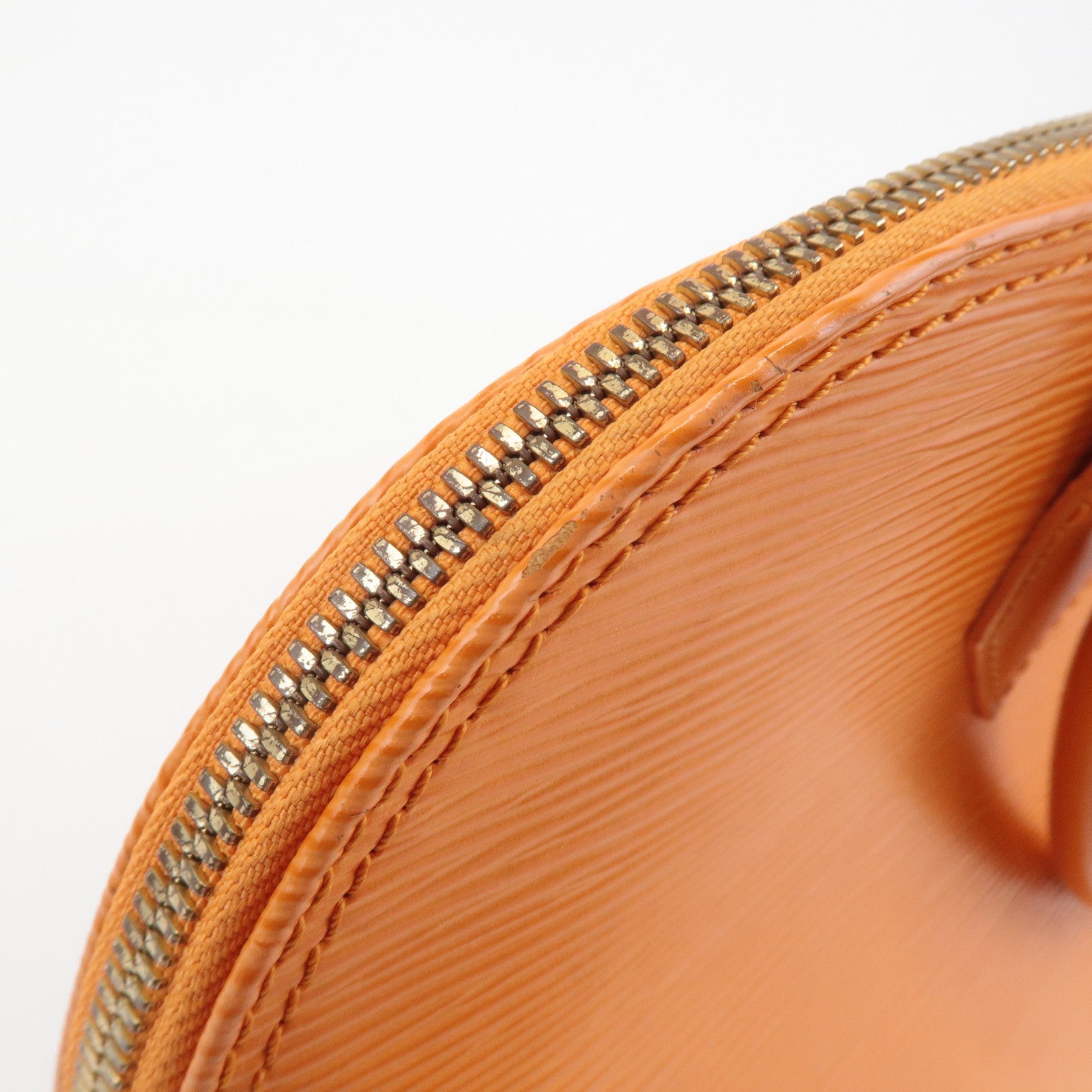 Louis Vuitton Epi Alma PM Hand Bag Pimont Orange M40623 Used