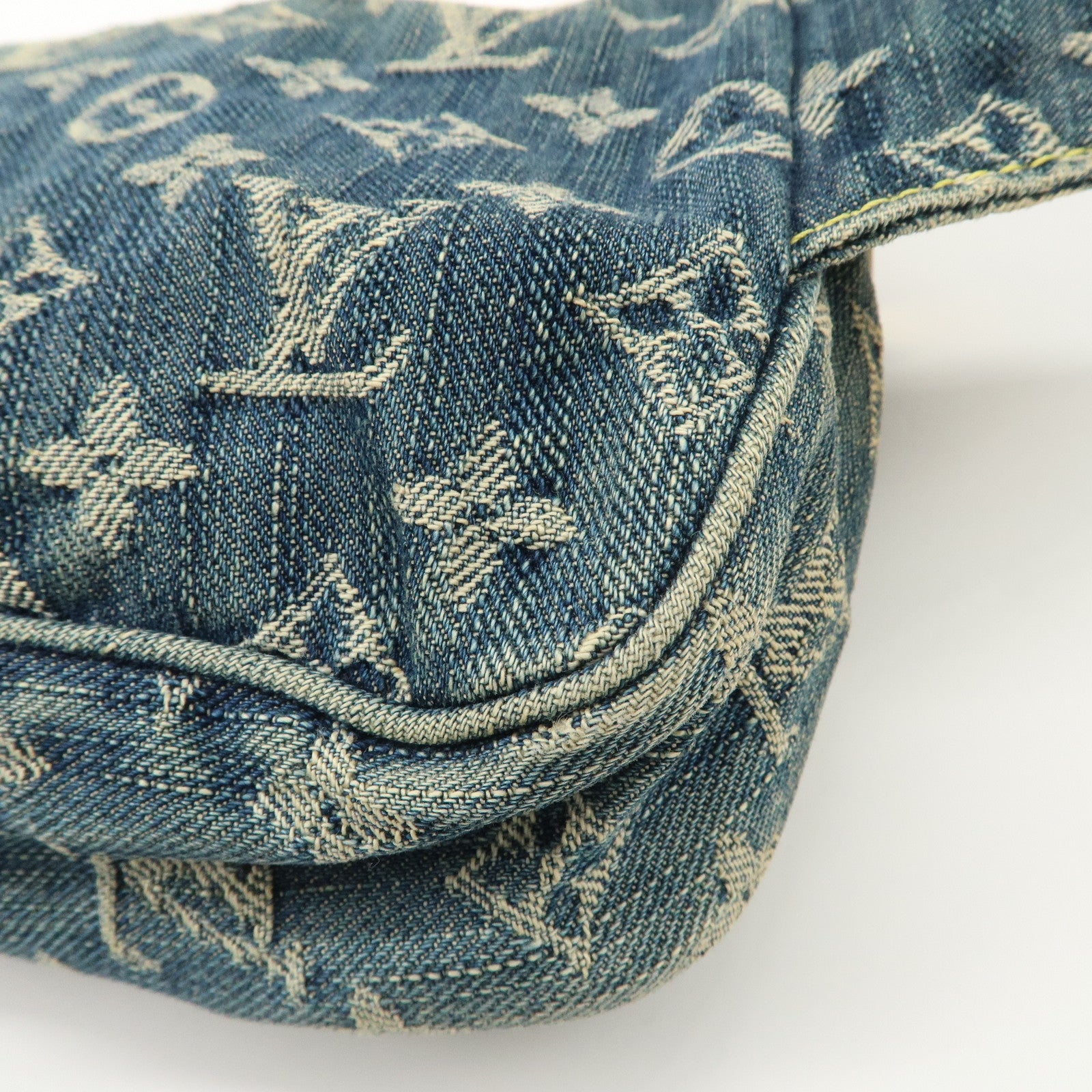 Louis Vuitton Monogram Denim Bum Bag Waist Bag Blue M95347