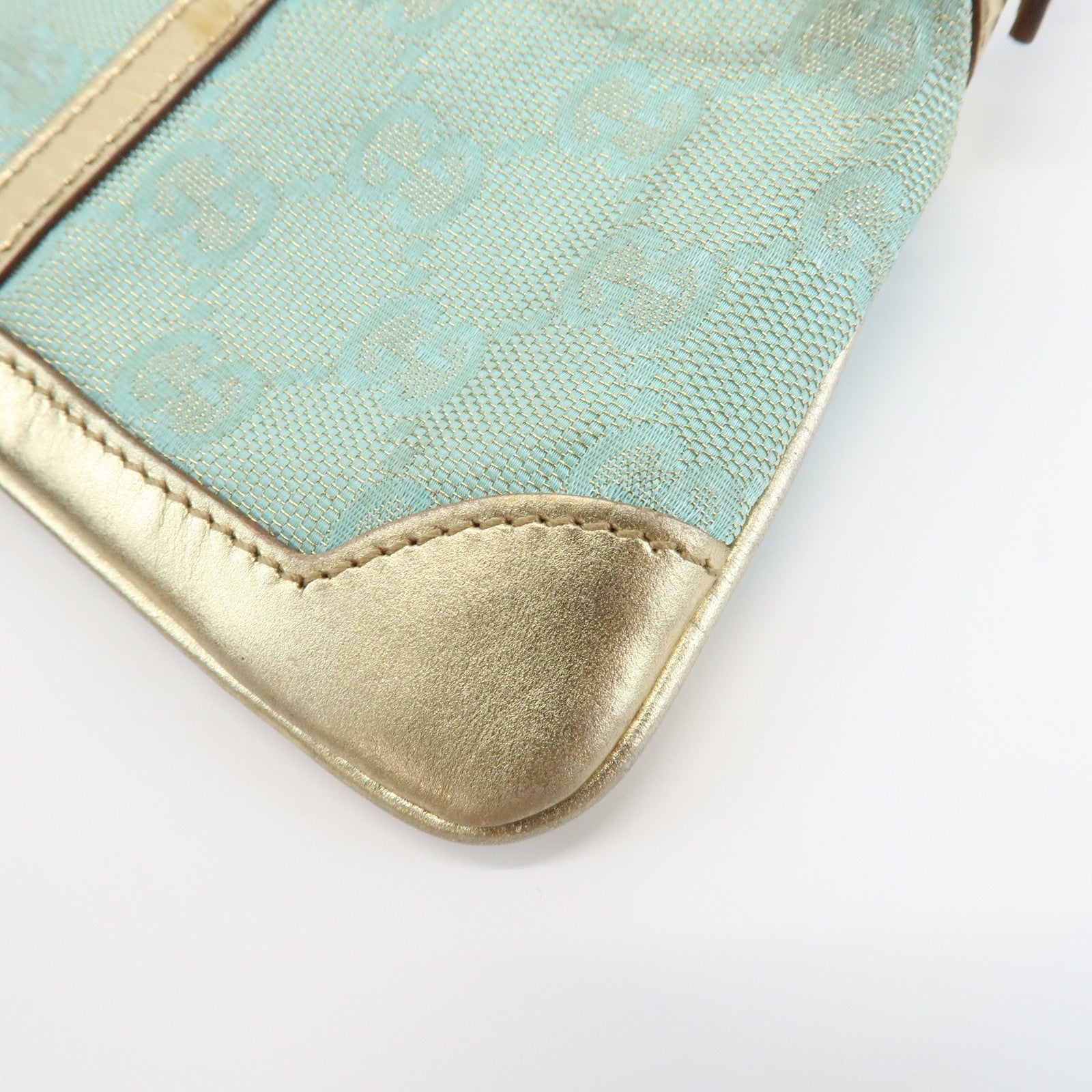 GUCCI Jackie GG Monogram Canvas Leather Mini Pouch 005・0819