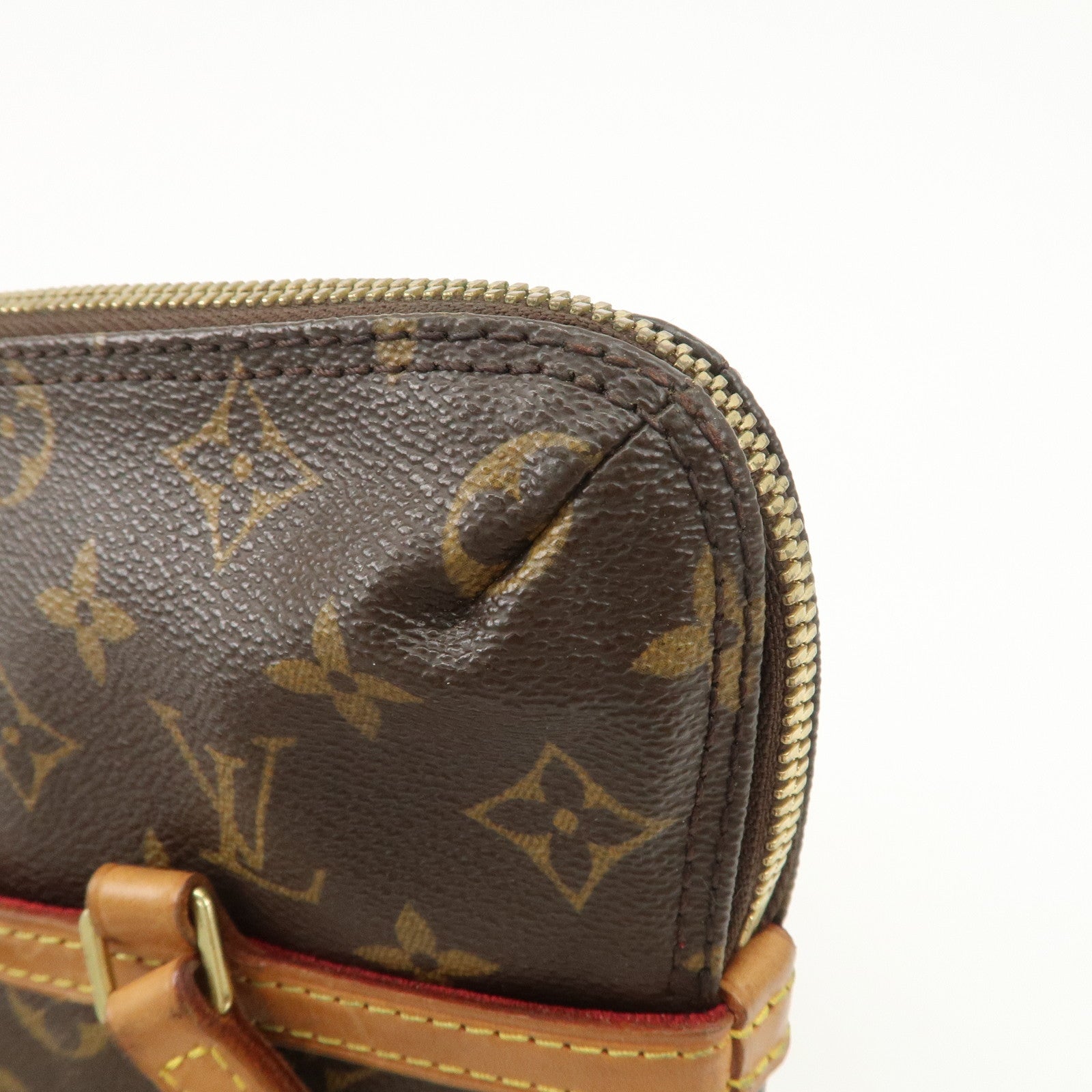 Louis Vuitton Monogram Coussin GM Hand Bag Shoulder Bag Brown M51141 Used