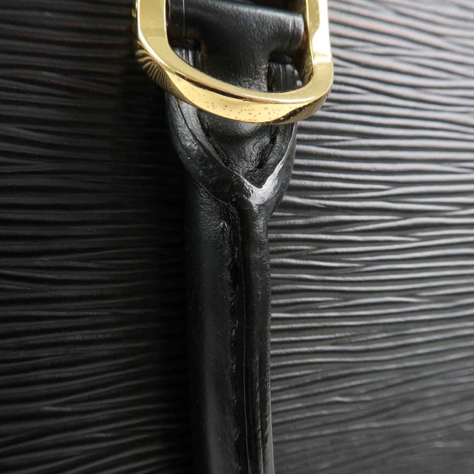 Louis Vuitton Epi Leather Pont Neuf Hand Bag Noir M52052