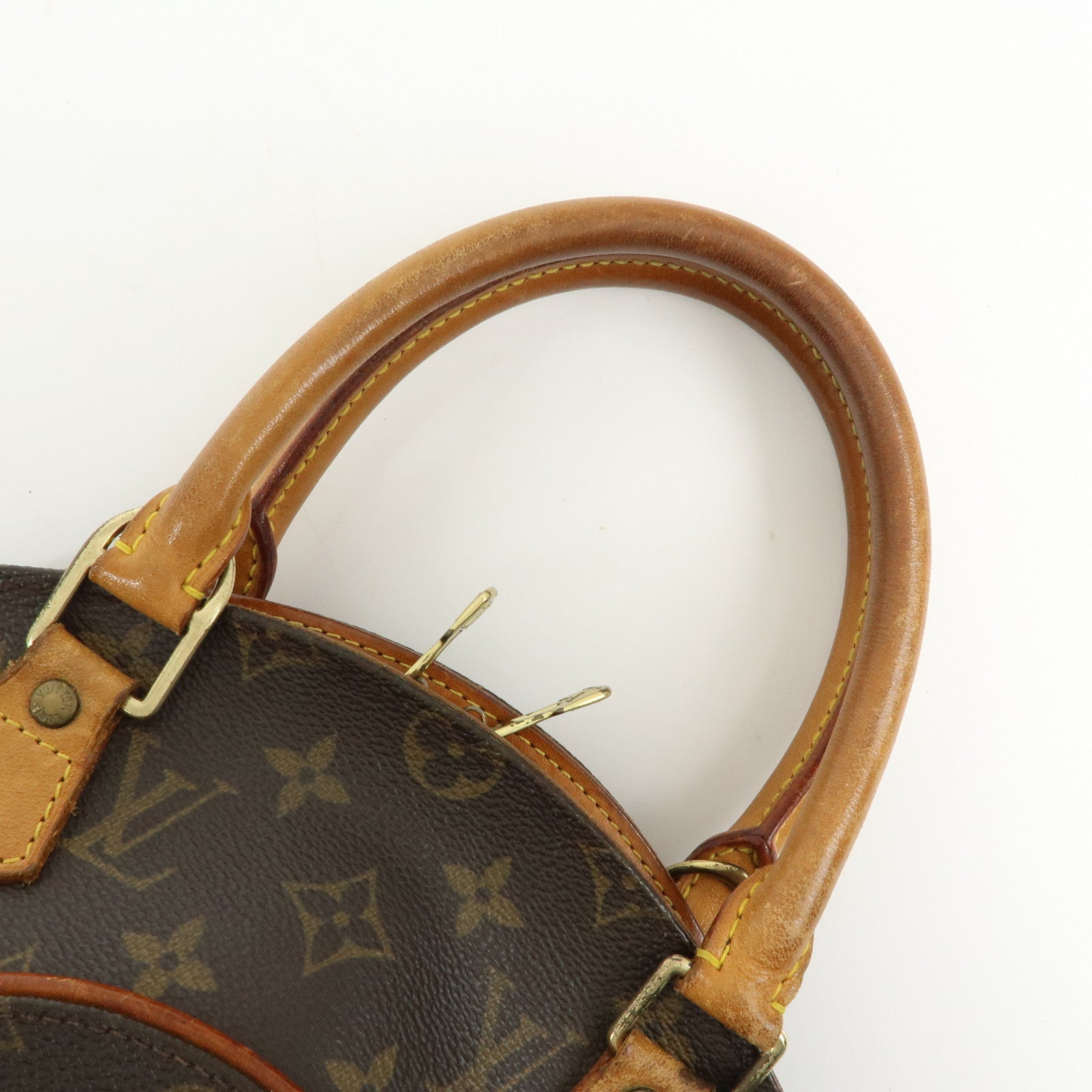 Louis Vuitton Monogram Ellipse PM Hand Bag Brown M51127