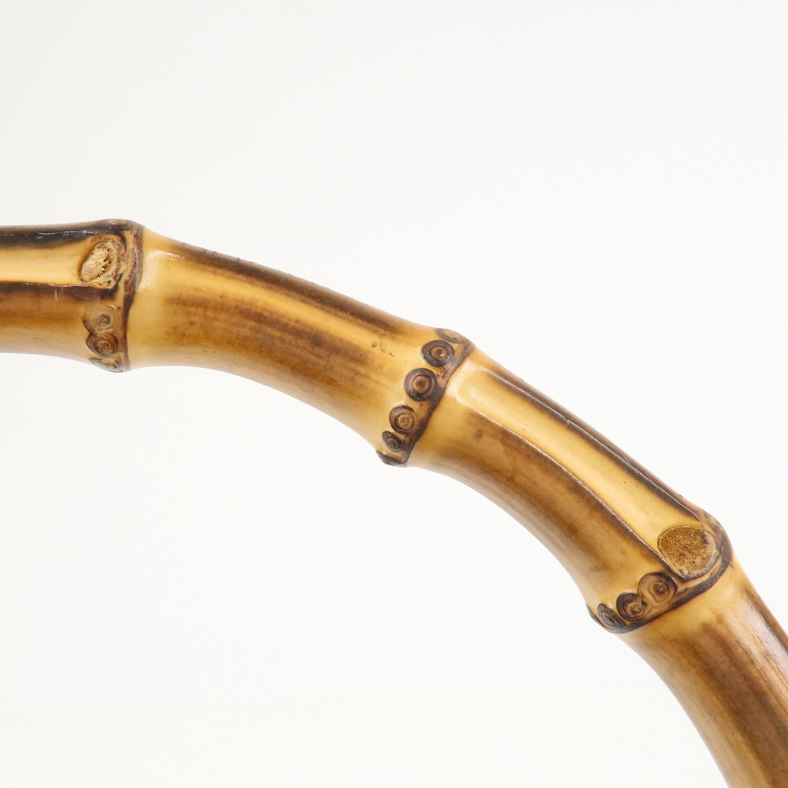 GUCCI Bamboo Canvas Leather Shoulder Bag Flora Ivory Pink 137383