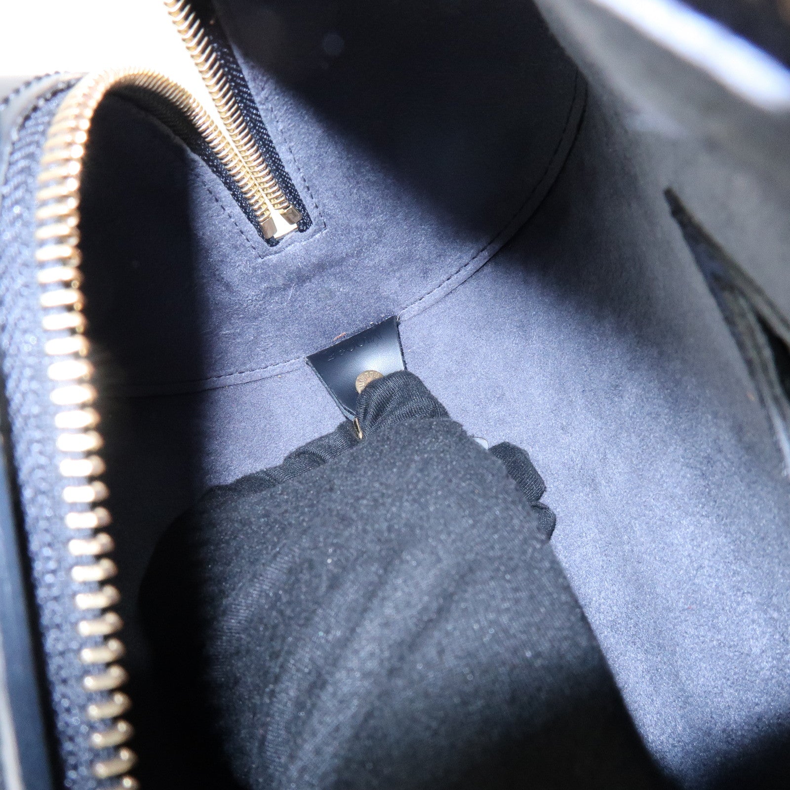 Louis Vuitton Epi Soufflot Shoulder Bag Hand Bag Noir M52222