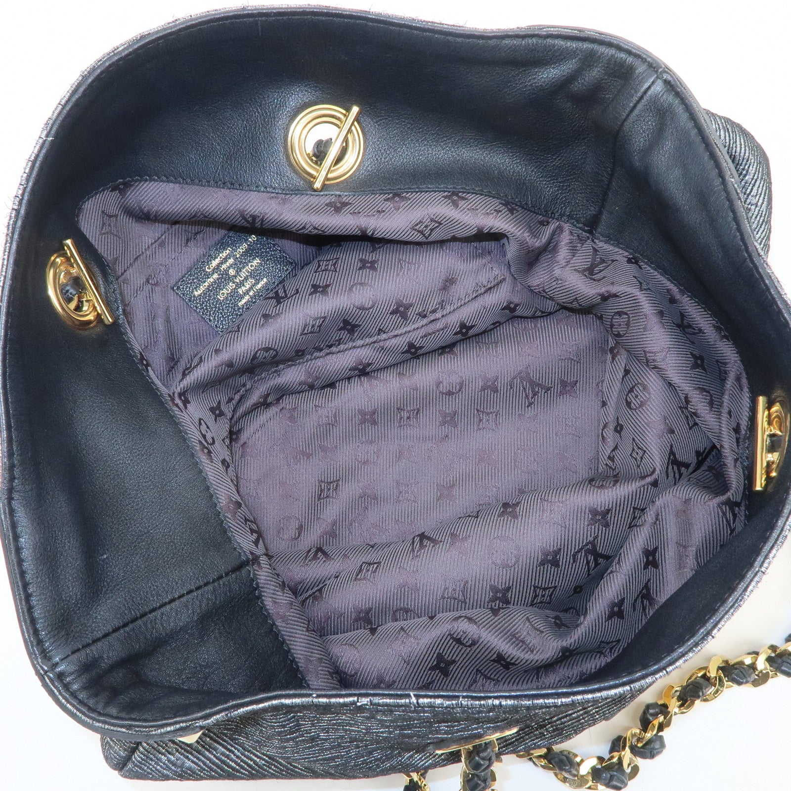 Louis Vuitton Dubourge Neo Alma Chain Tote Bag Black M40284