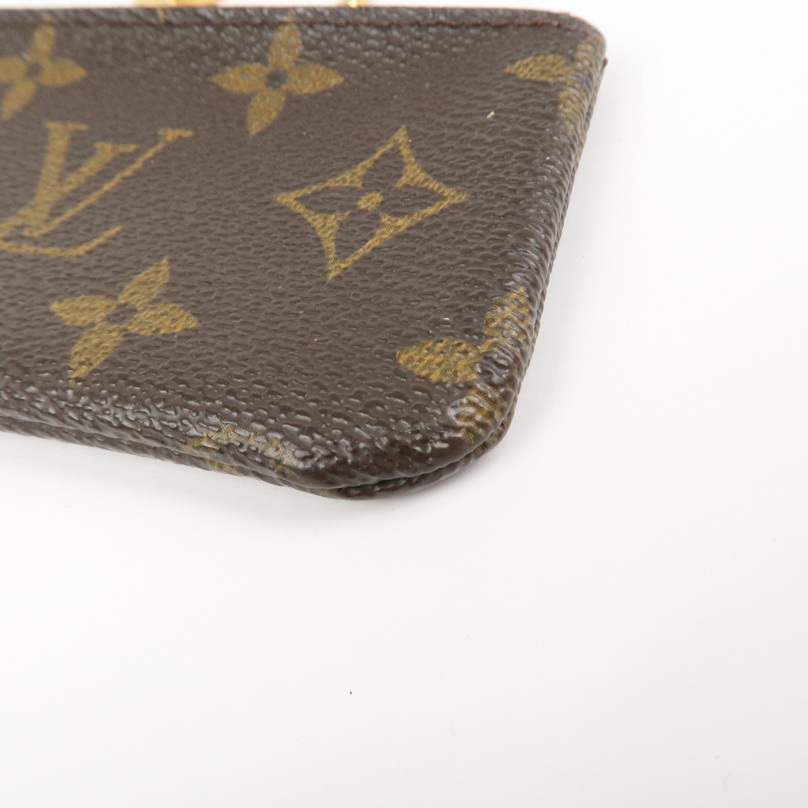 Louis Vuitton Monogram Pochette Cles Coin Case Key Case M62650