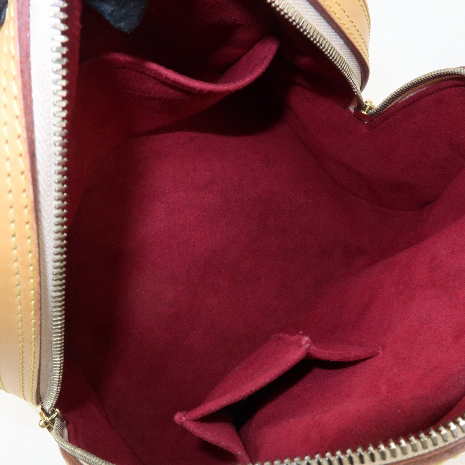 Louis Vuitton Monogram Multicolor Priscilla Hand Bag Blanc M40096 Used