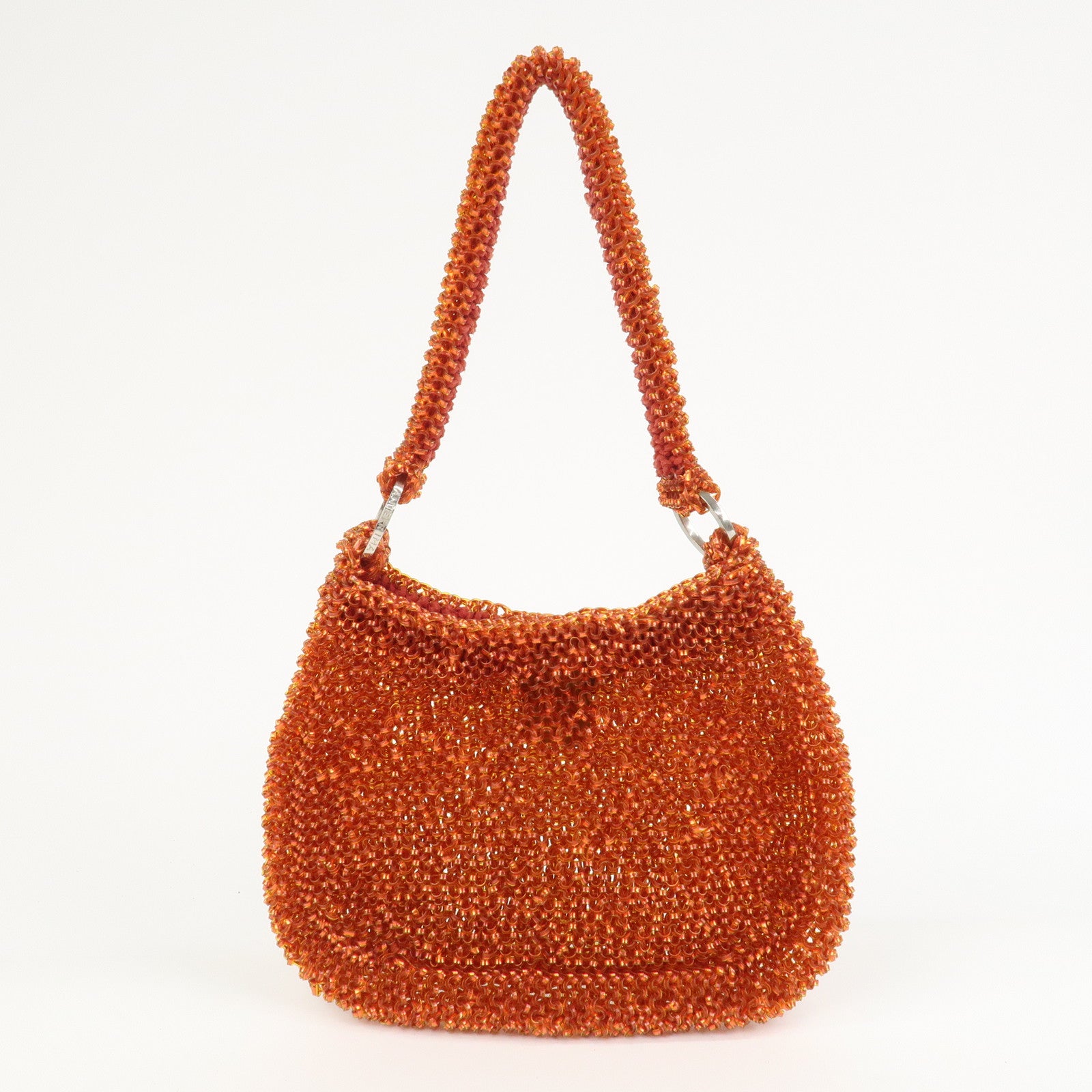 ANTEPRIMA Wire Bag PVC Shoulder Bag Hand Bag Orange