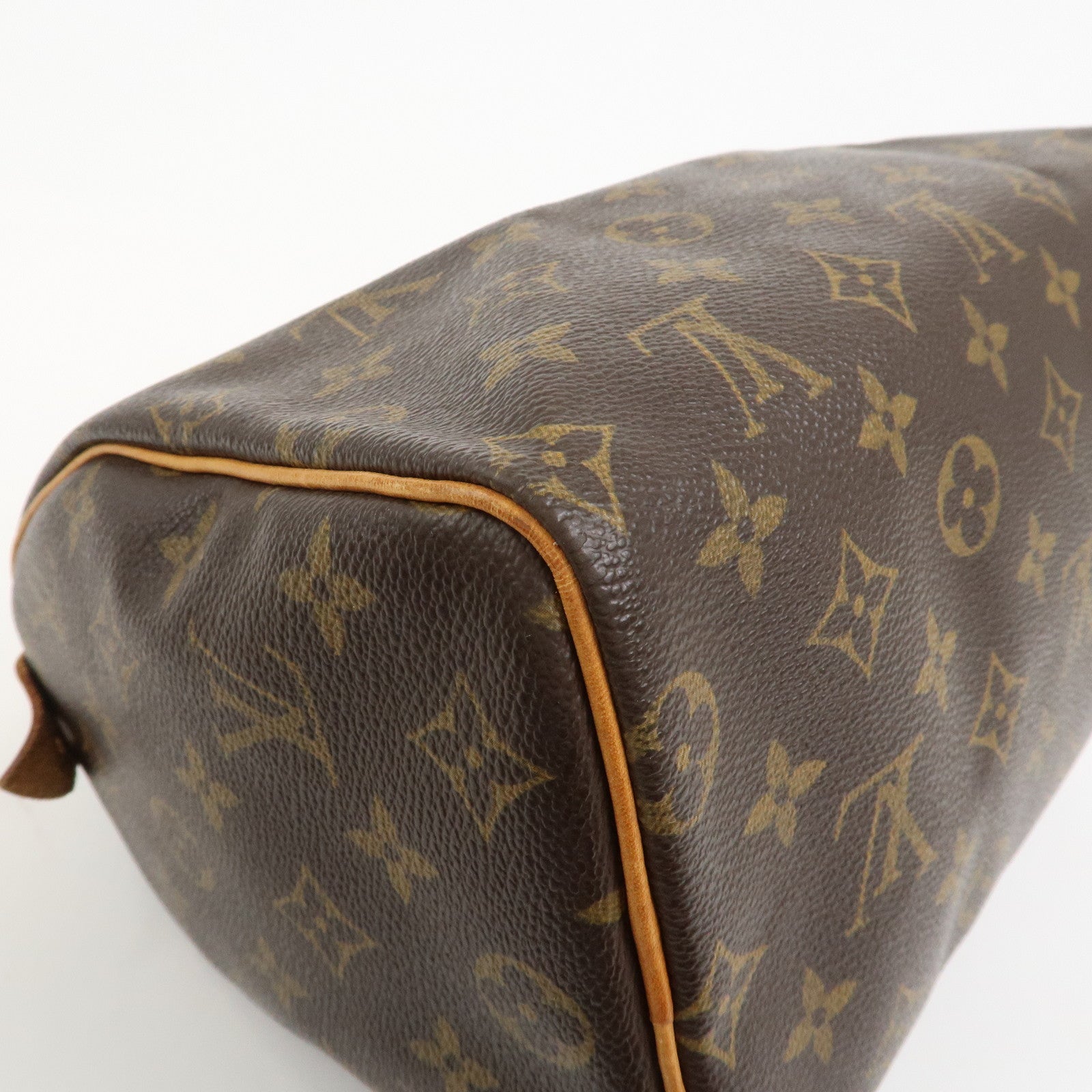 Louis Vuitton Monogram Speedy 25 Boston Bag Hand Bag Brown M41528