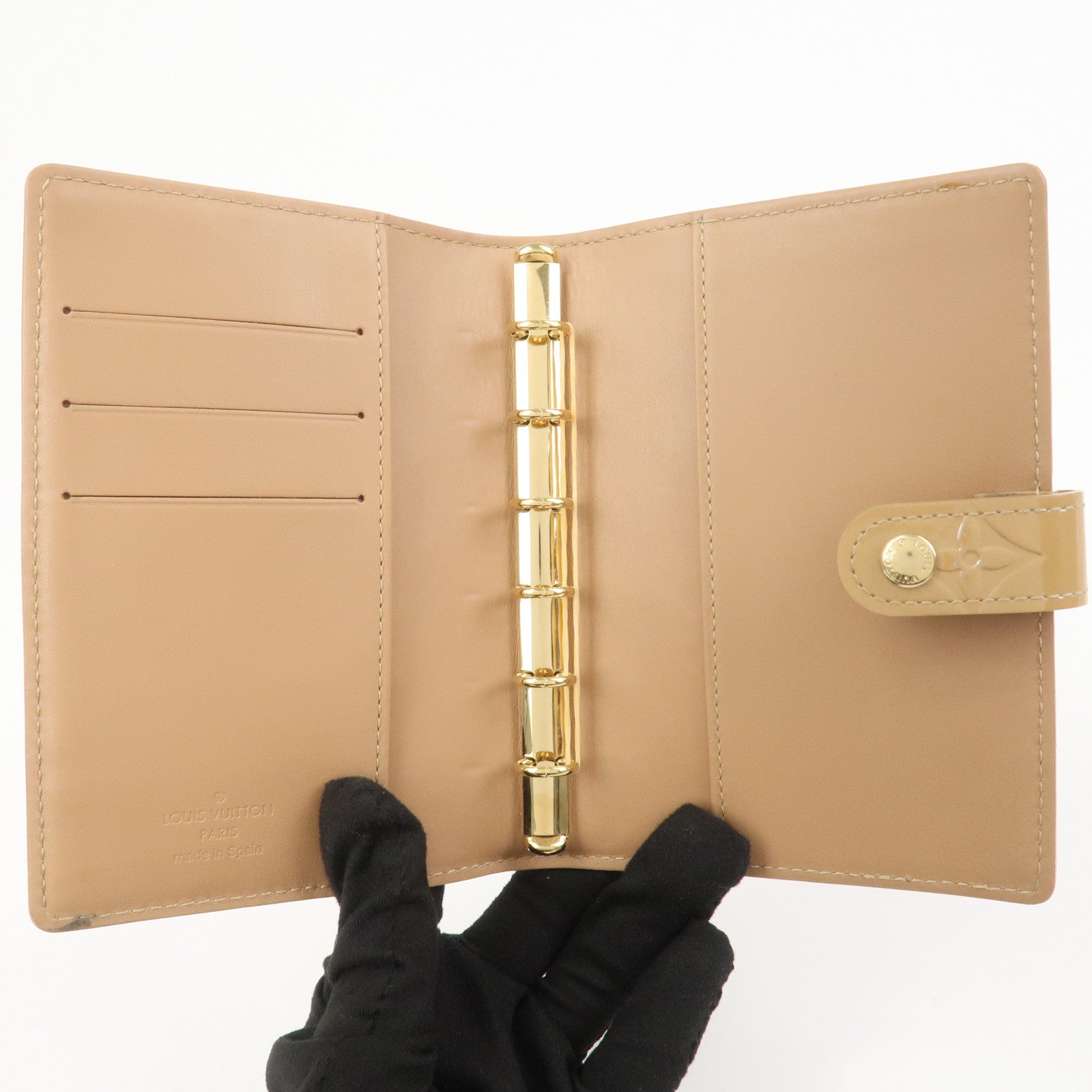 Louis Vuitton Monogram Vernis Agenda PM Planner Cover R21009