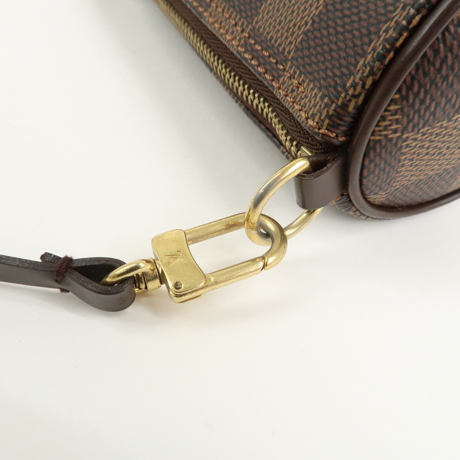 Louis Vuitton Damier Mini Pouch for Papillon Bag Brown