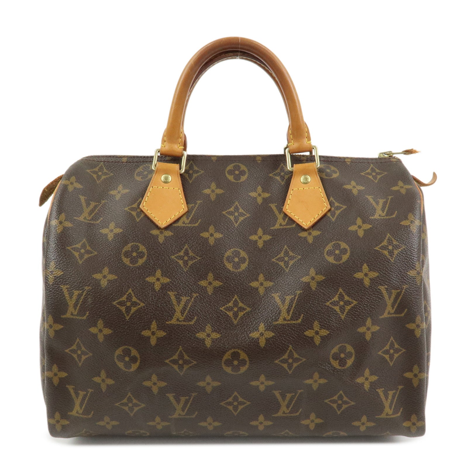Louis Vuitton Monogram Speedy 30 Boston Bag Hand Bag Brown M41526
