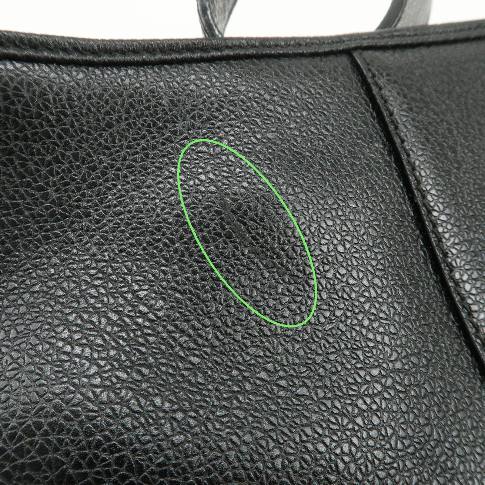 BVLGARI Logo Leather Shoulder Bag Hand Bag Black