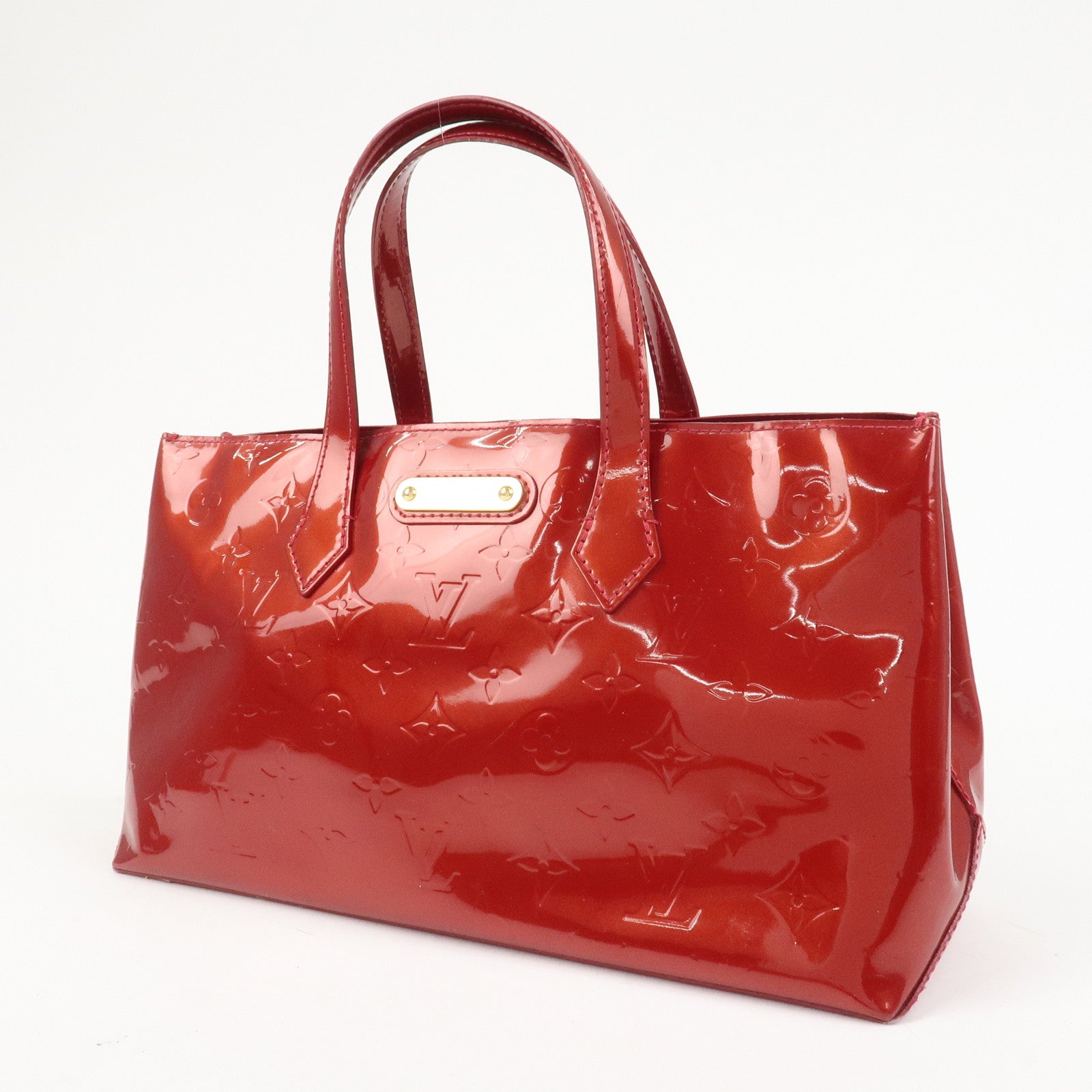 Louis Vuitton Monogram Vernis Wilshire PM Hand Bag M93642