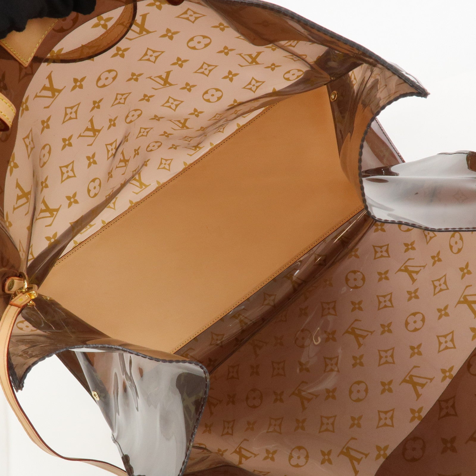 Louis Vuitton Monogram Cabas Cruise Vinyl Tote Bag Brown M50500