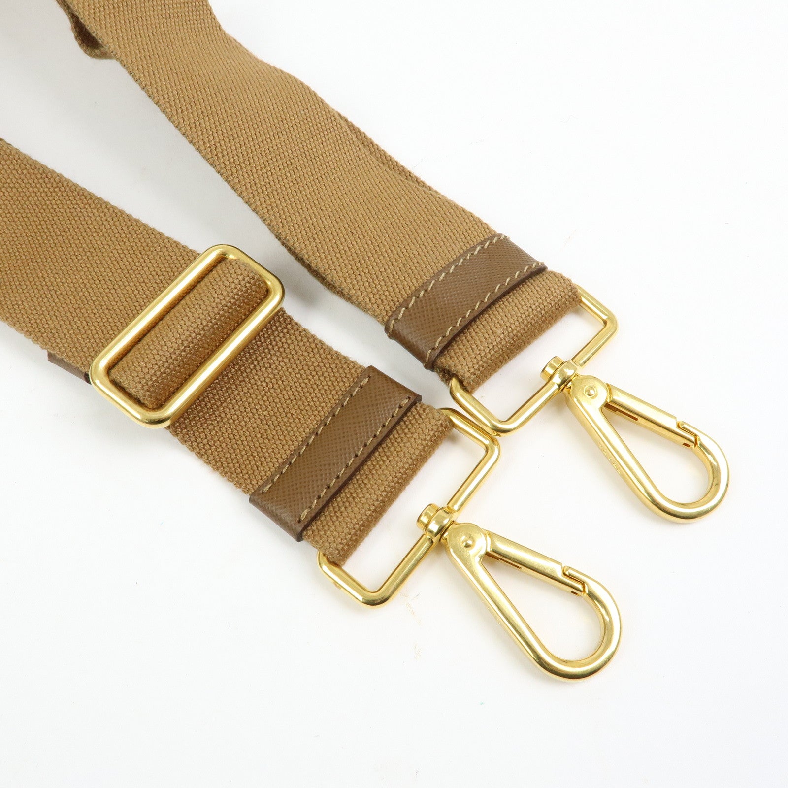 PRADA Triangle Logo CANAPA Canvas 2Way Bag Hand Bag Shoulder Bag