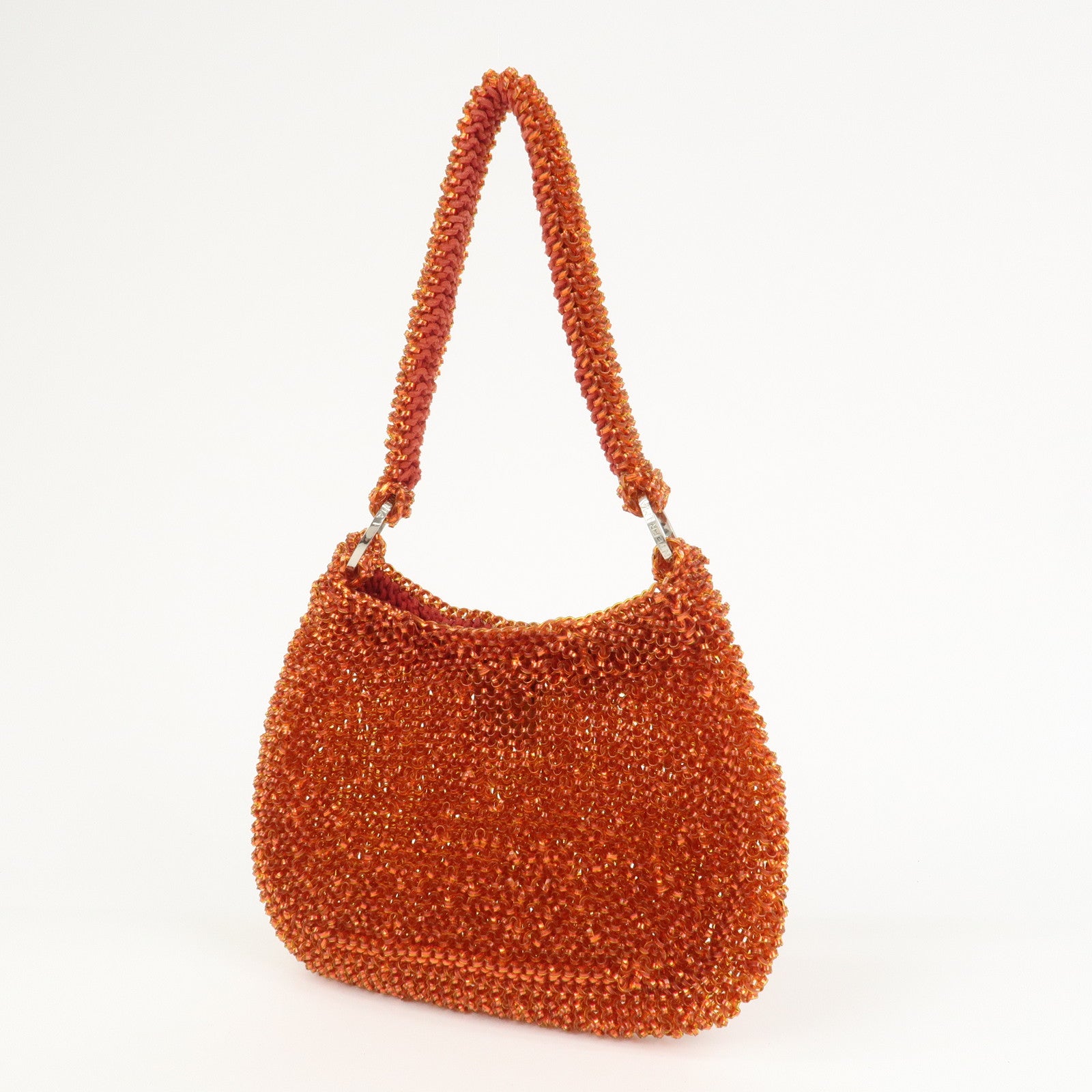 ANTEPRIMA Wire Bag PVC Shoulder Bag Hand Bag Orange