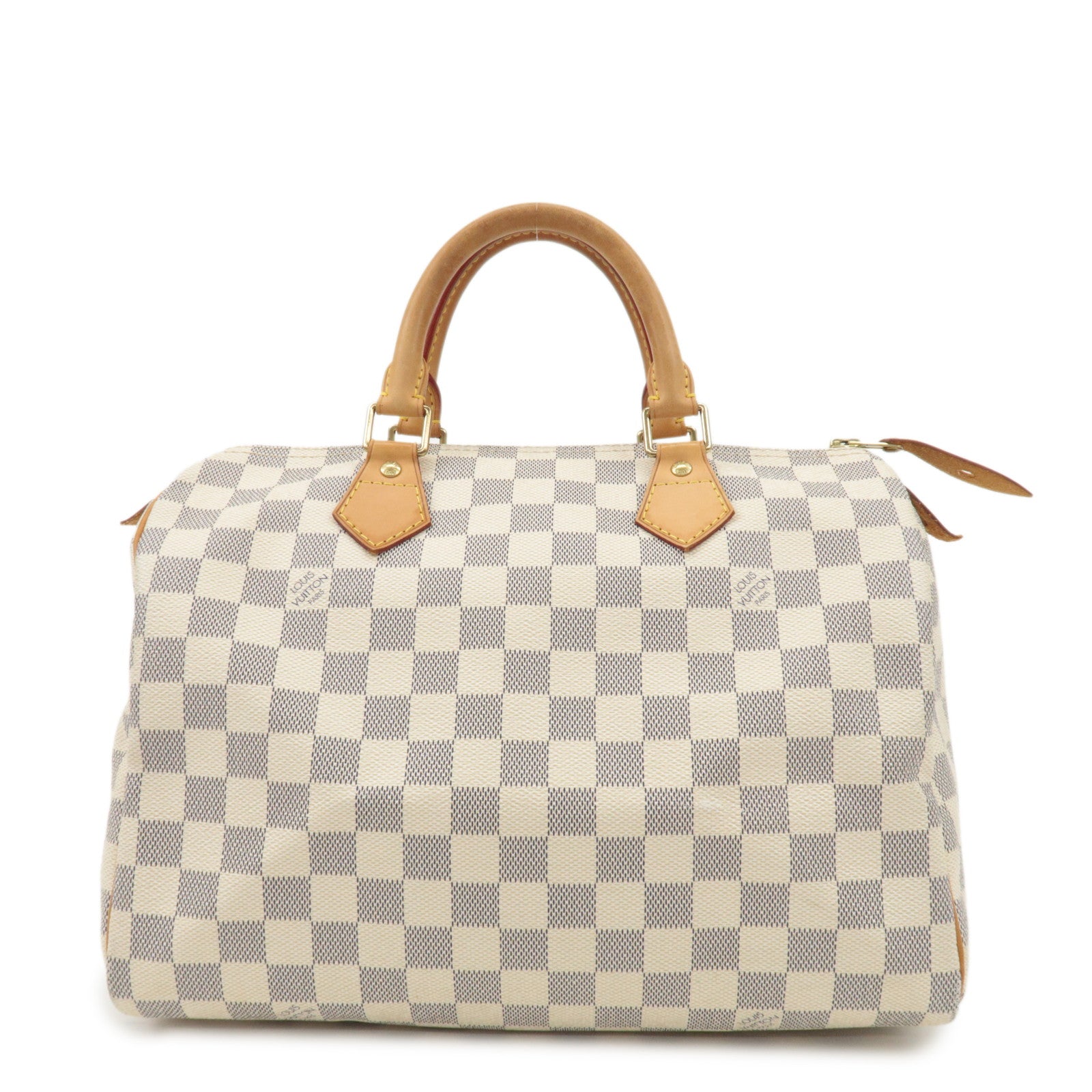 Louis Vuitton Damier Azur Speedy 30 Boston Bag Hand Bag N41533 Used