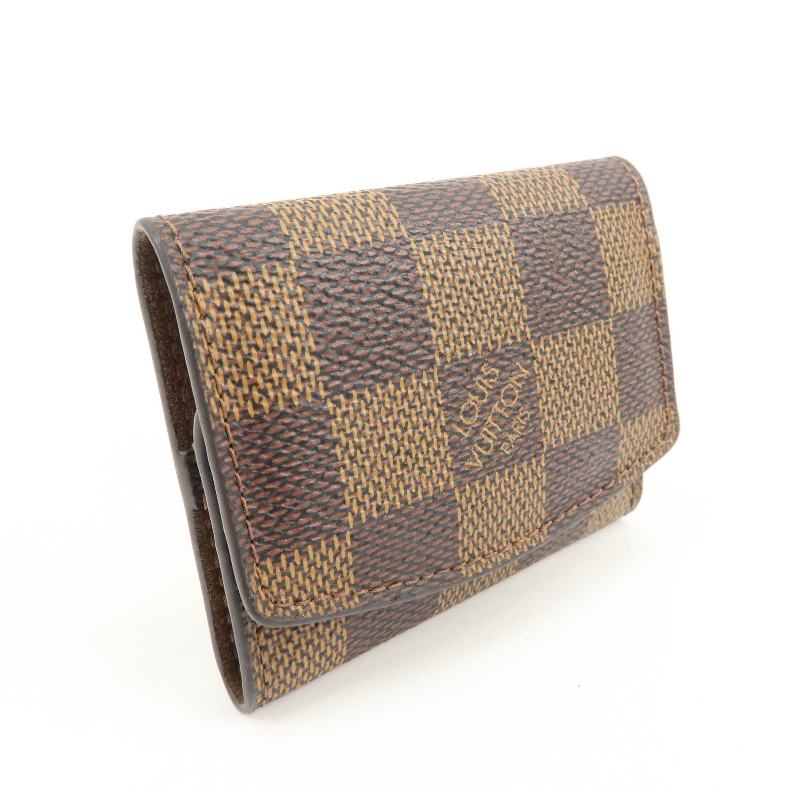 Louis Vuitton Damier Cufflinks Case Damier Ebene M64681