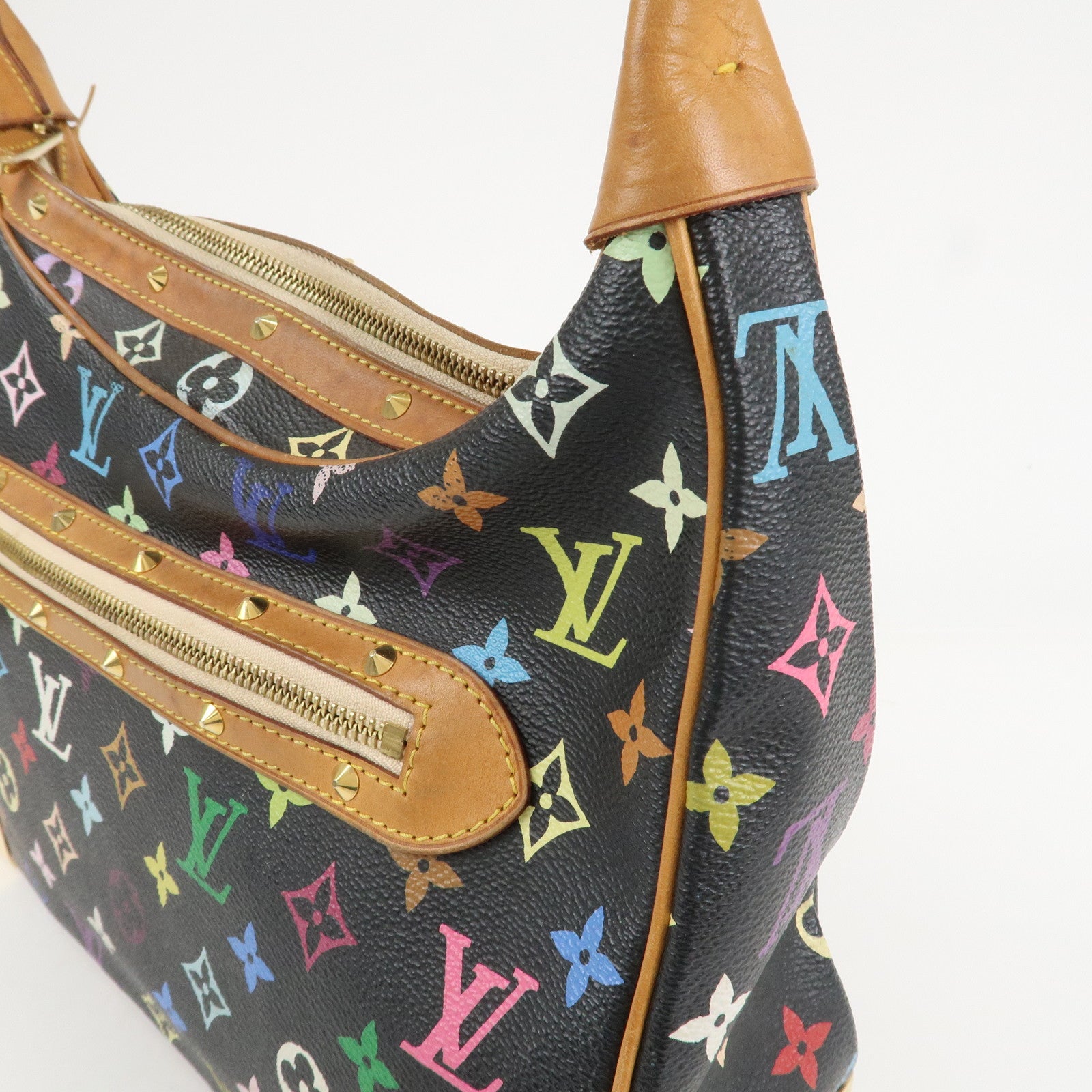Louis Vuitton Monogram Multicolor Boulogne Shoulder Bag Noir M92638 Used