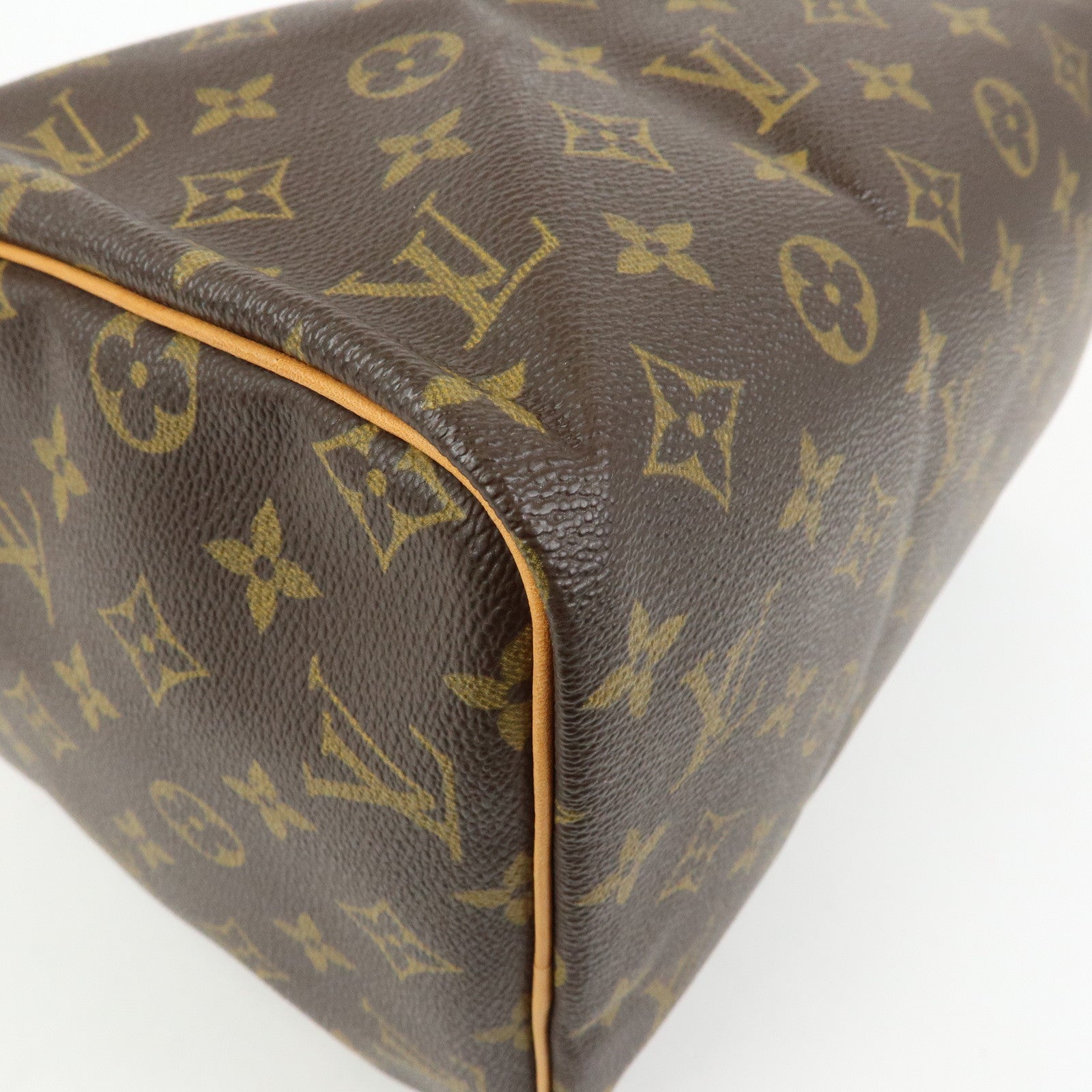 Louis Vuitton Monogram Speedy 30 Boston Bag Hand Bag Brown M41526