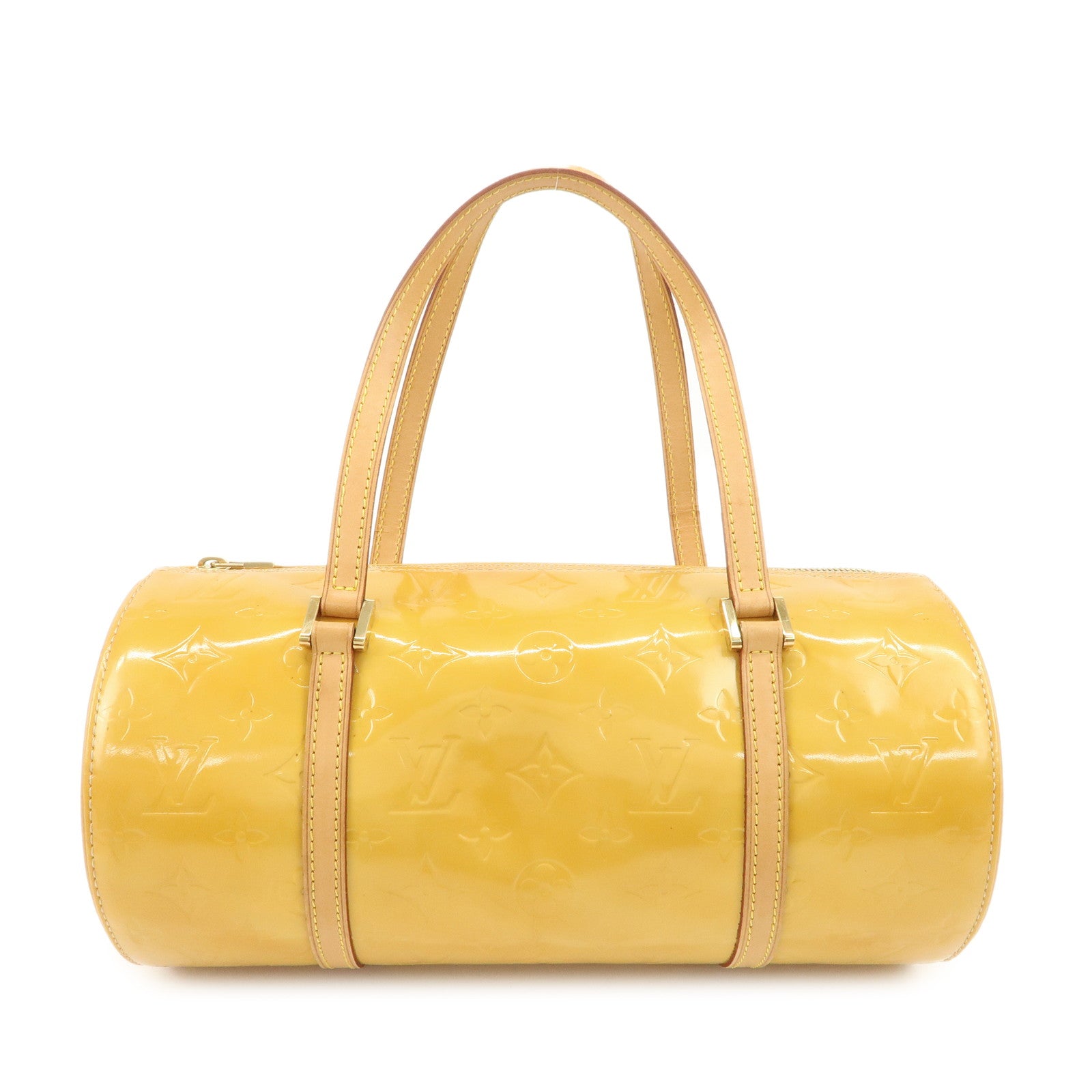 Louis Vuitton Monogram Vernis Leather Bedford Hand Bag Beige M91329