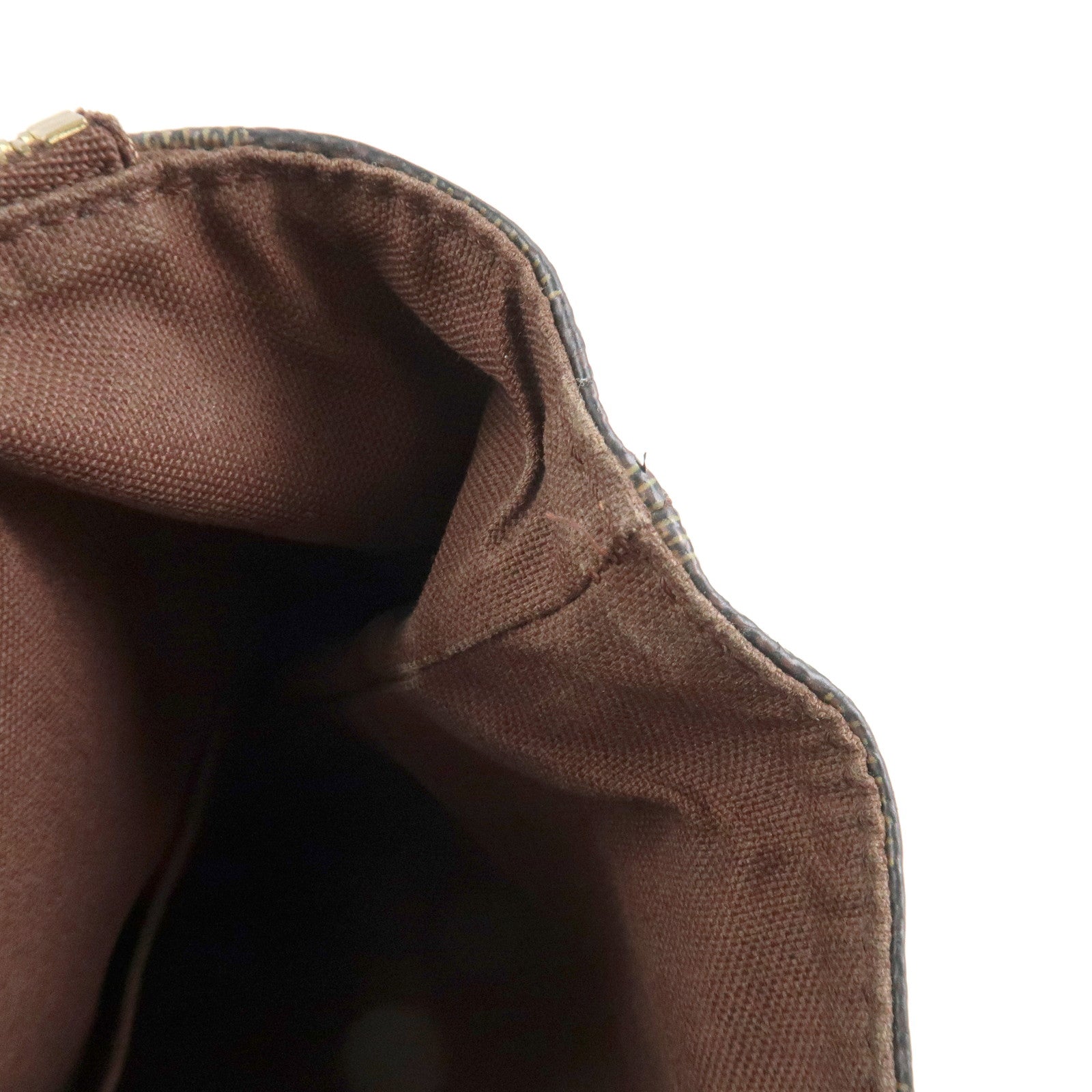 Louis Vuitton Damier Ebene Canvas Cover Bobourg Hand Bag M52006 Used