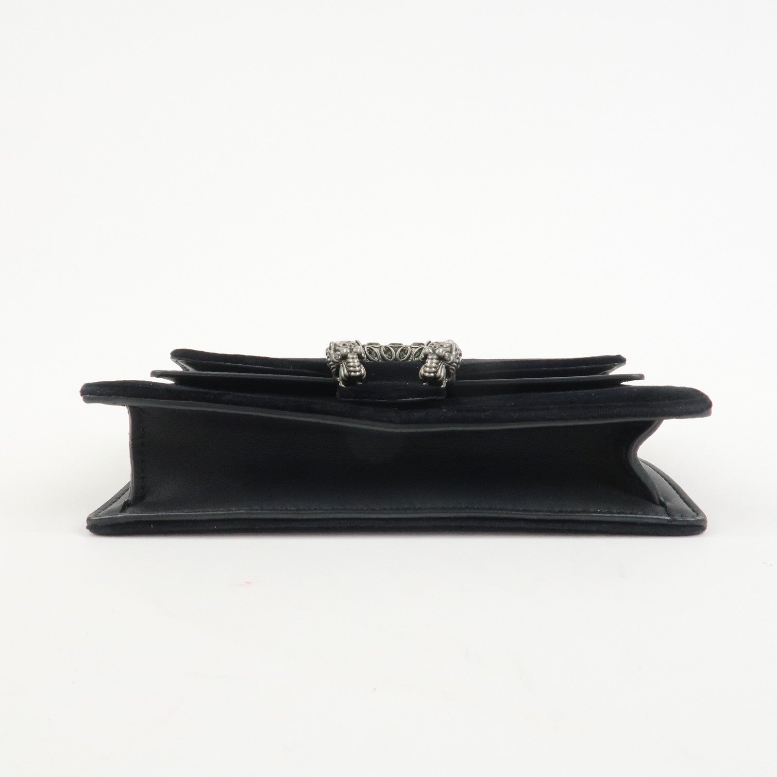 GUCCI Dionysus Super Mini Bag Velvet Chain Shoulder Bag Black476432