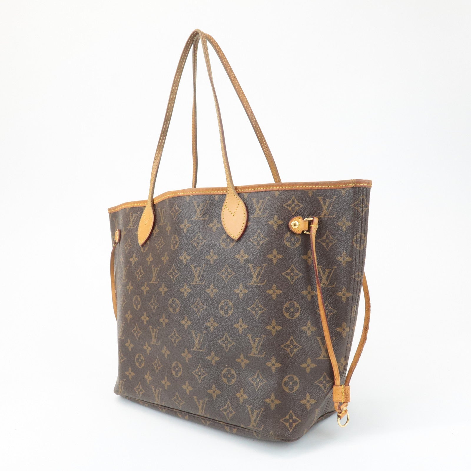 Louis Vuitton Monogram Neverfull MM Tote Bag Fuchisia M40996