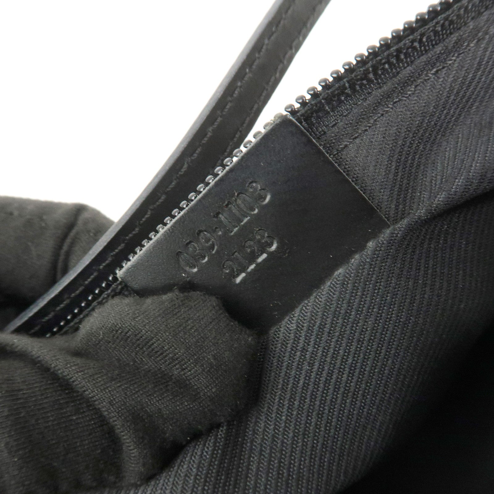 GUCCI Boat Bag GG Monogram Canvas Pouch Hand Bag Beige 039.1103