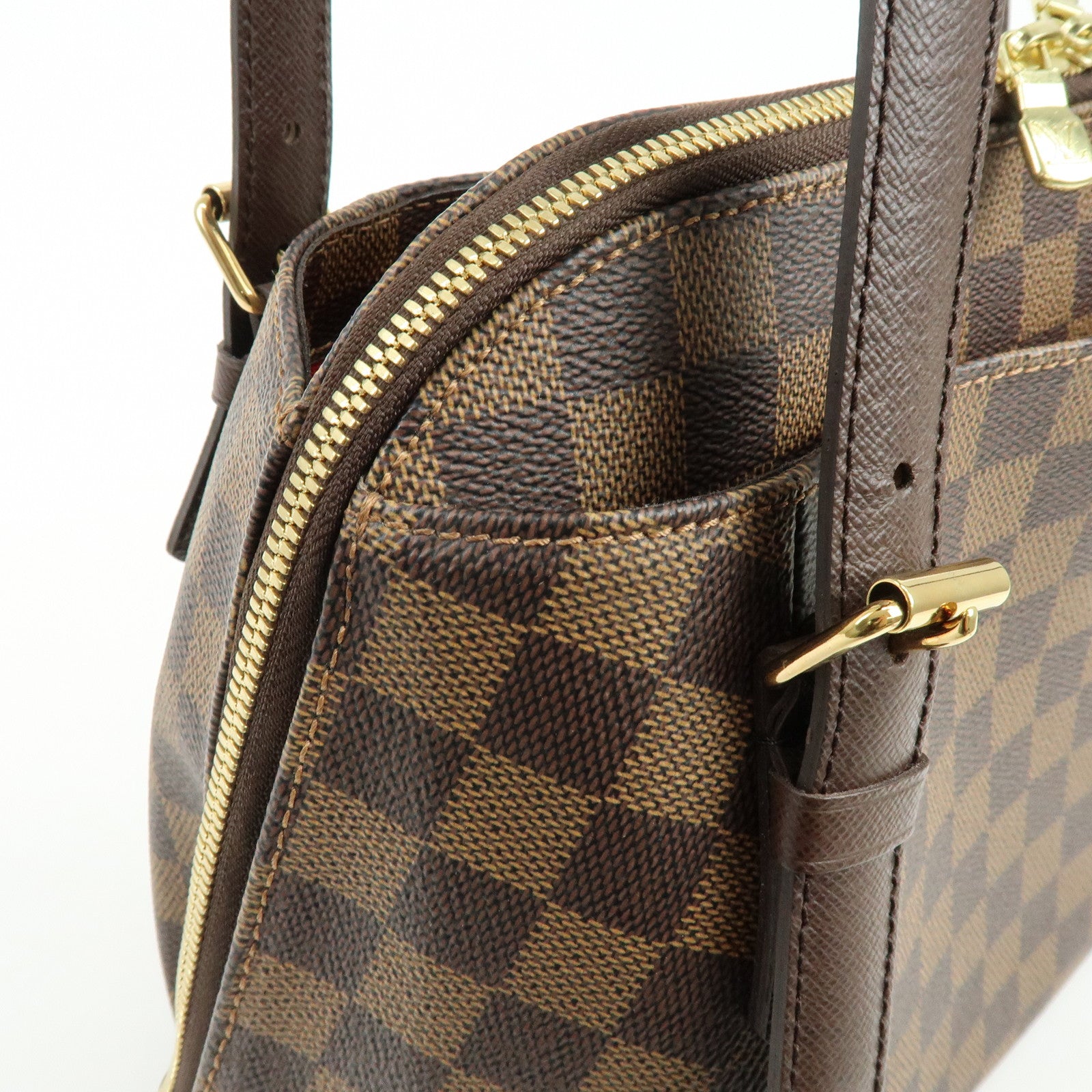 Louis Vuitton Damier Belem MM Hand Bag Damier Ebene N51174